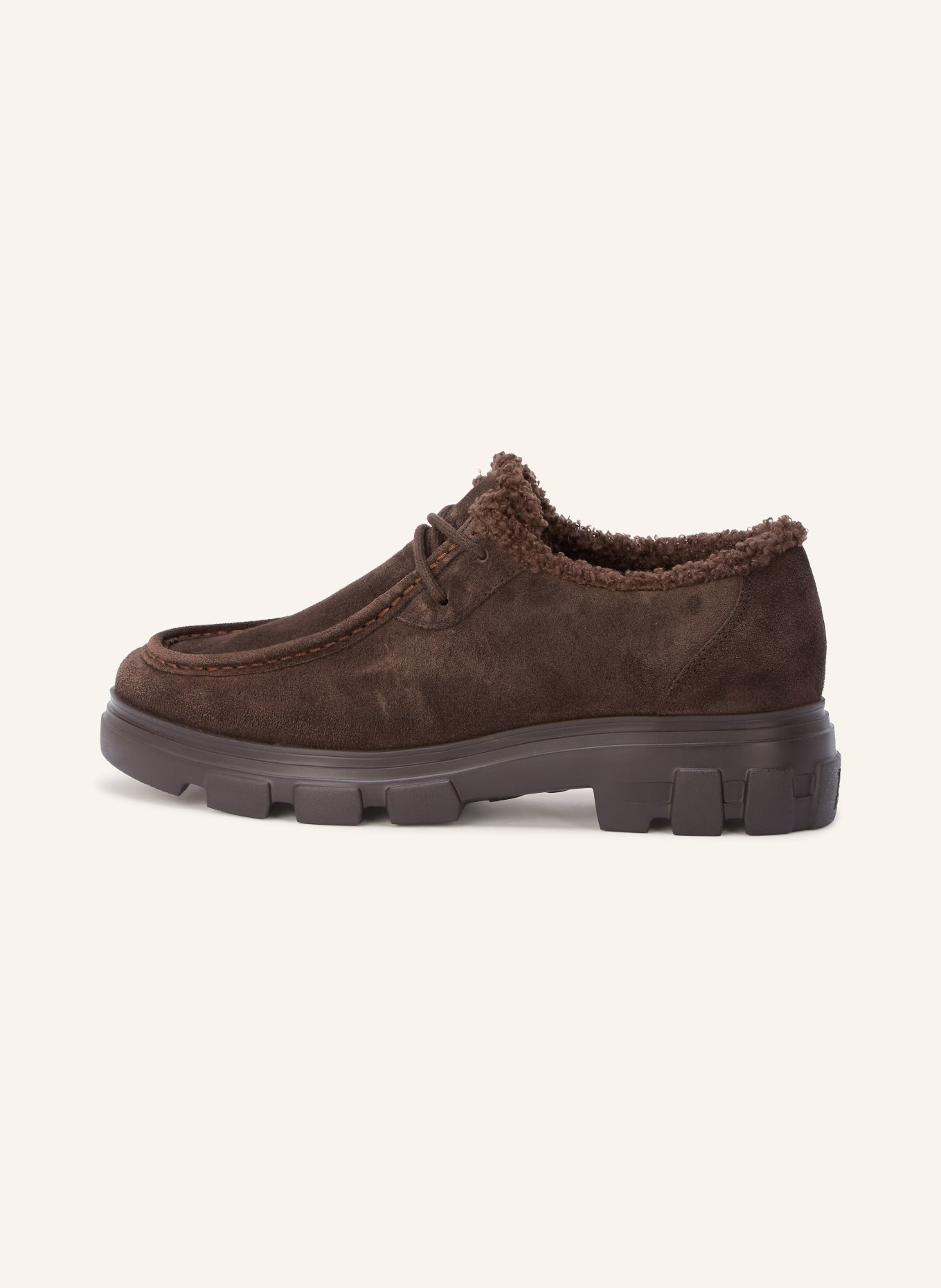 paul green Lace-up shoes: DARK BROWN