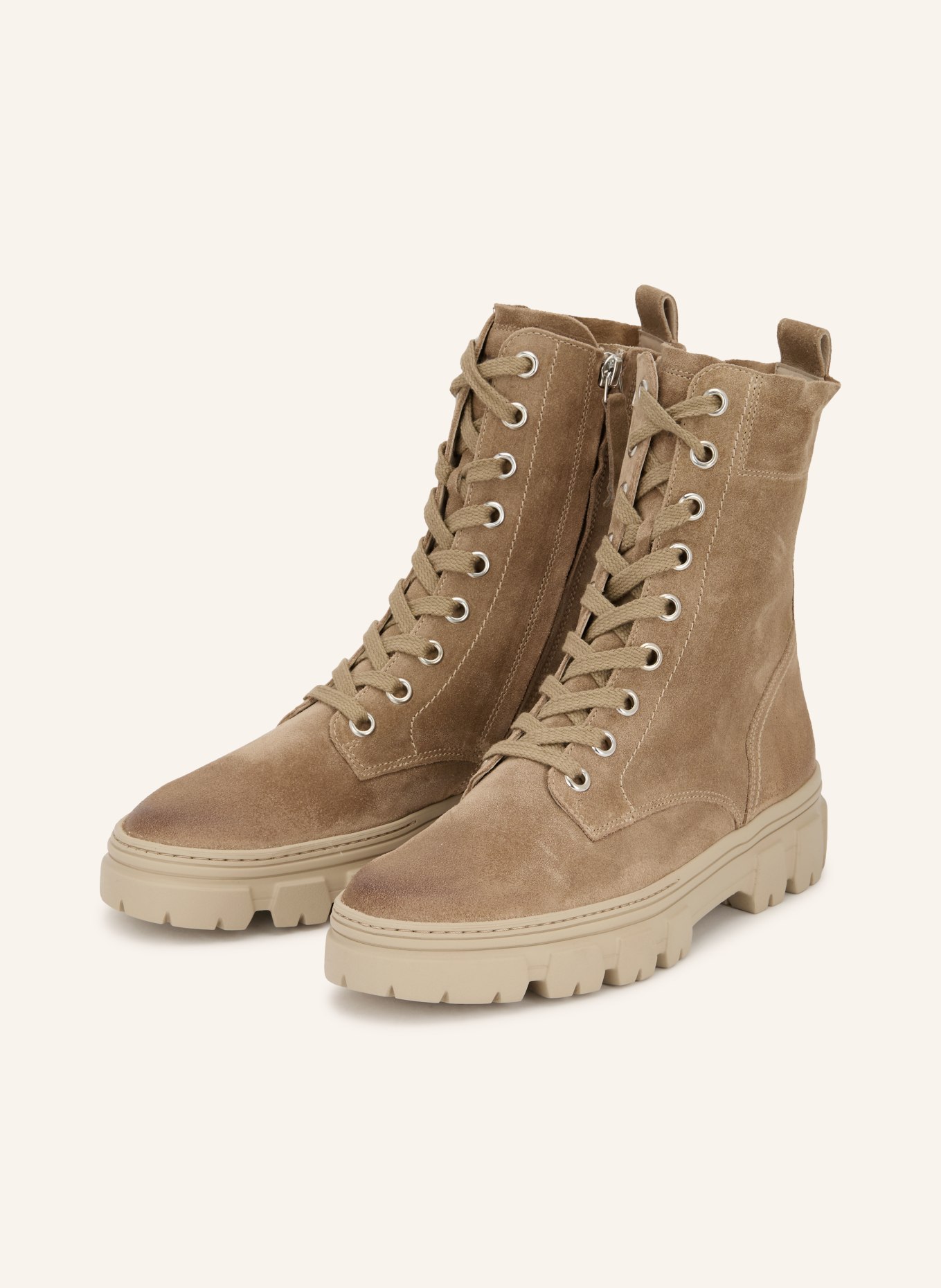paul green Schnürboots: HELLBRAUN