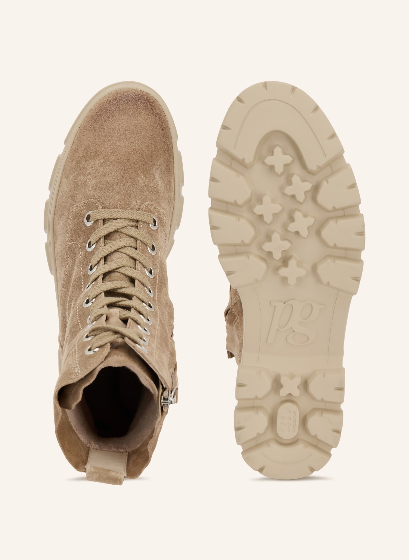 paul green Schnürboots: HELLBRAUN