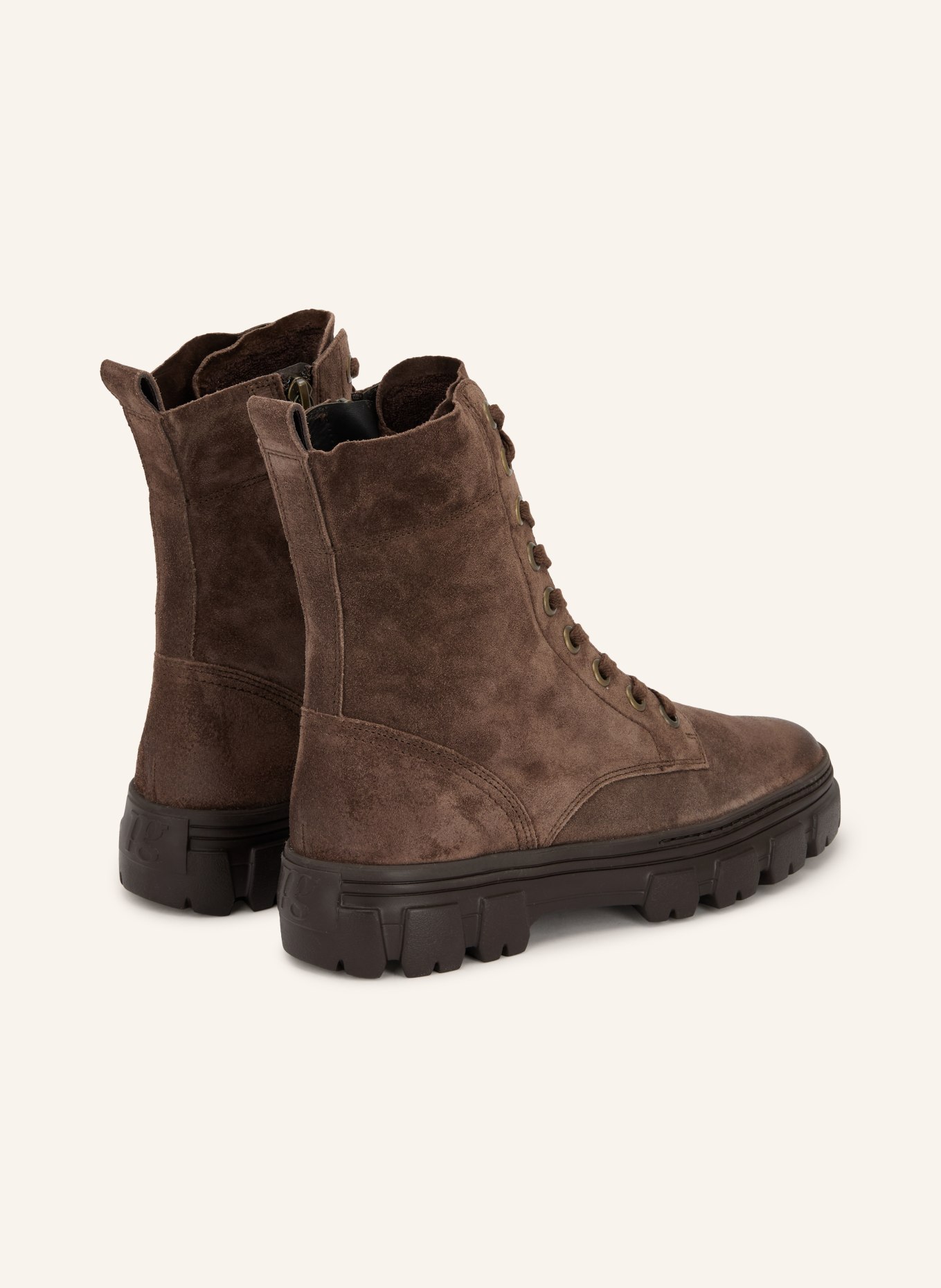 paul green Schnürboots: DUNKELBRAUN