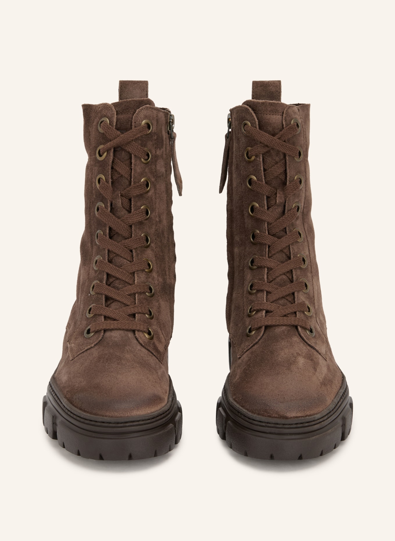 paul green Schnürboots: DUNKELBRAUN