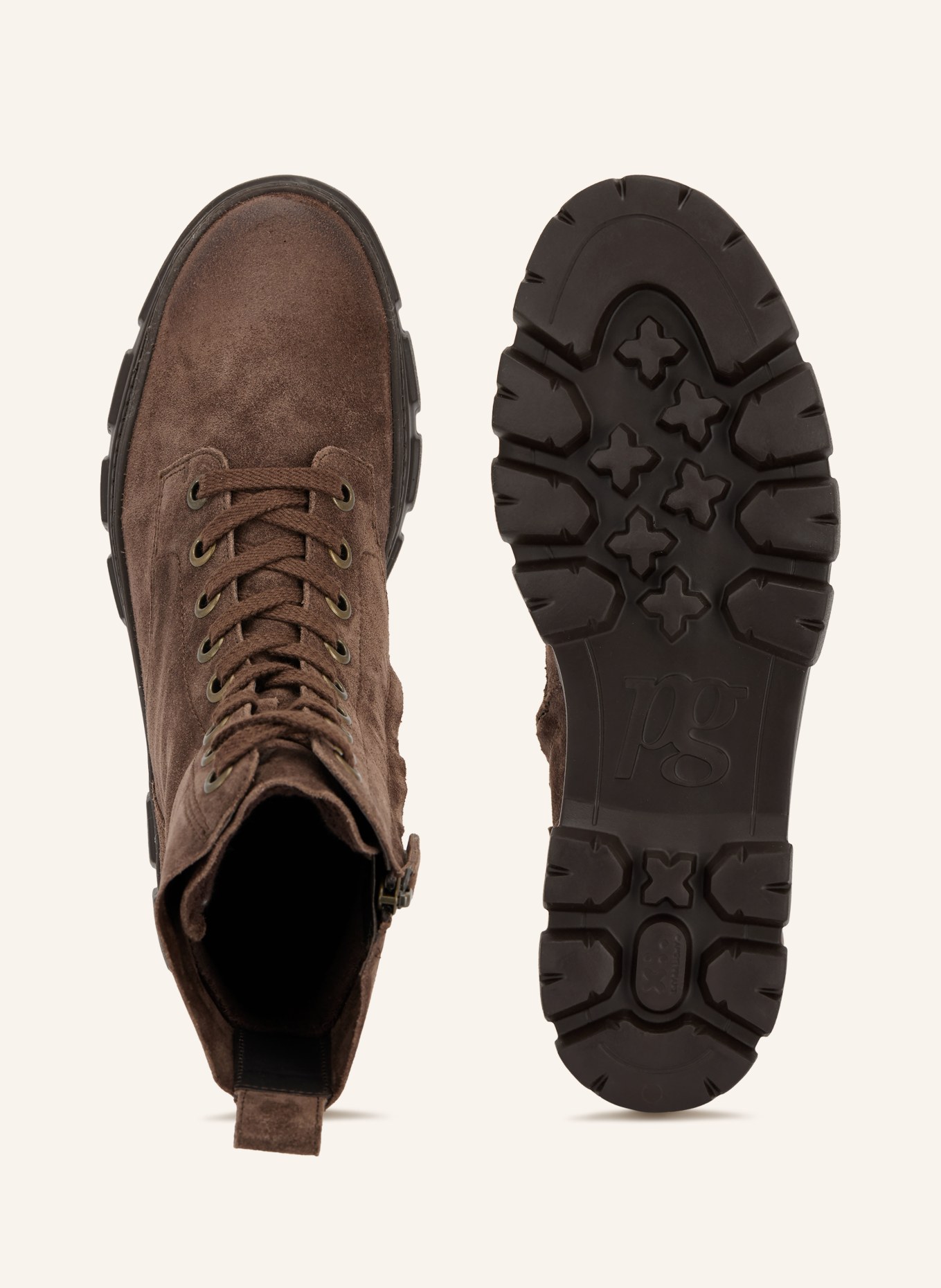 paul green Schnürboots: DUNKELBRAUN