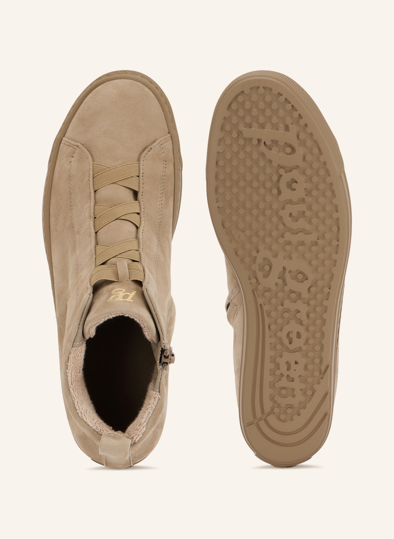 paul green Wysokie sneakersy: BEŻOWY