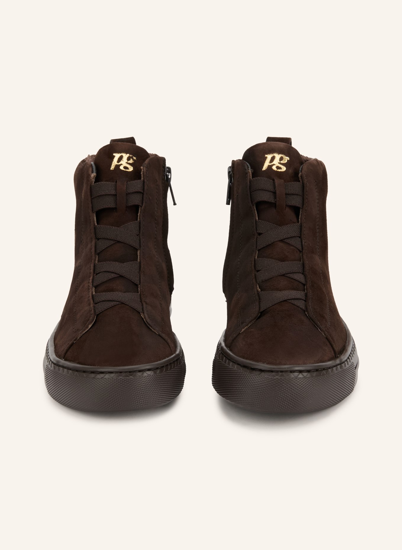 paul green High-top sneakers: DARK BROWN