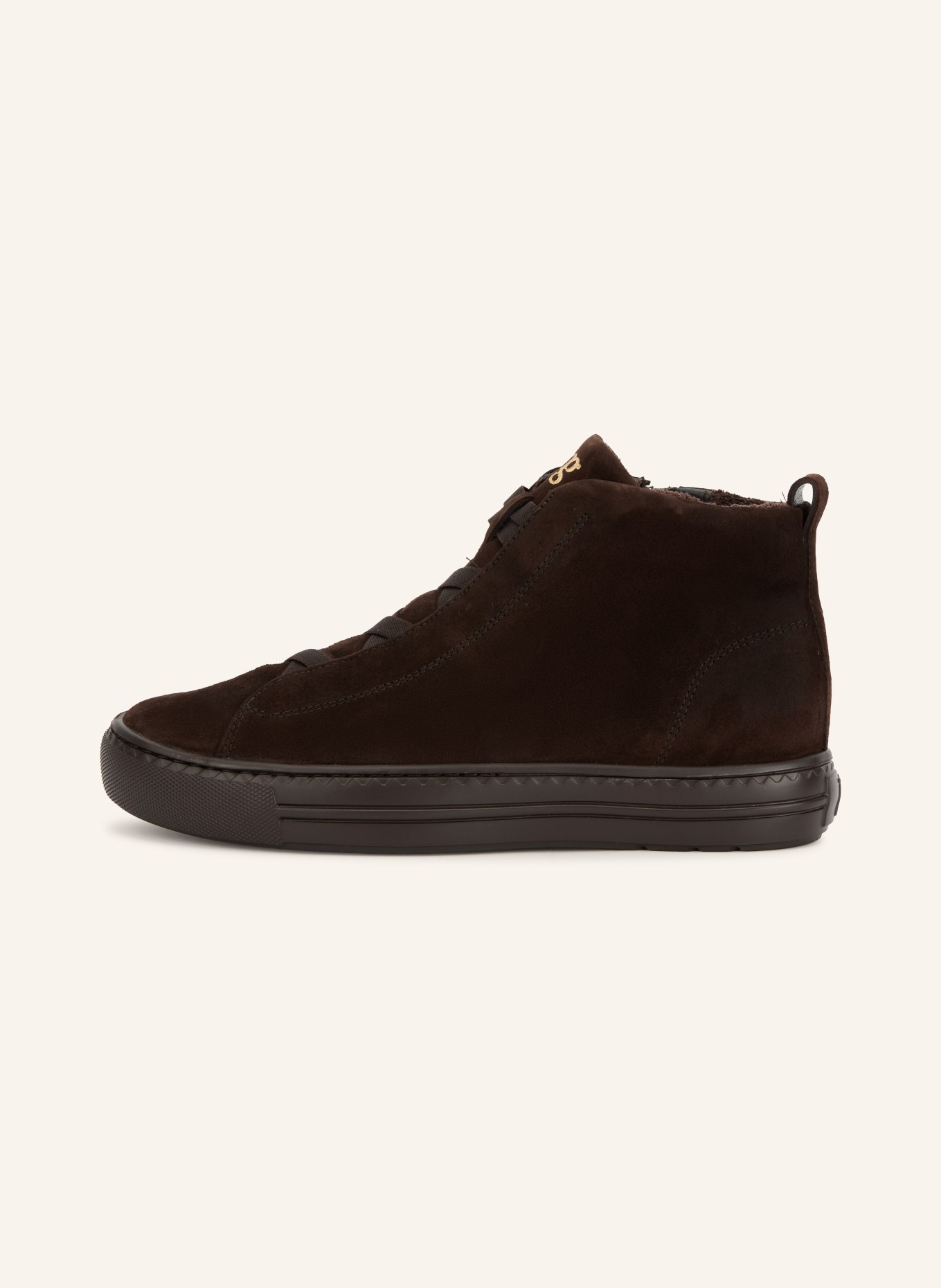 paul green High-top sneakers: DARK BROWN
