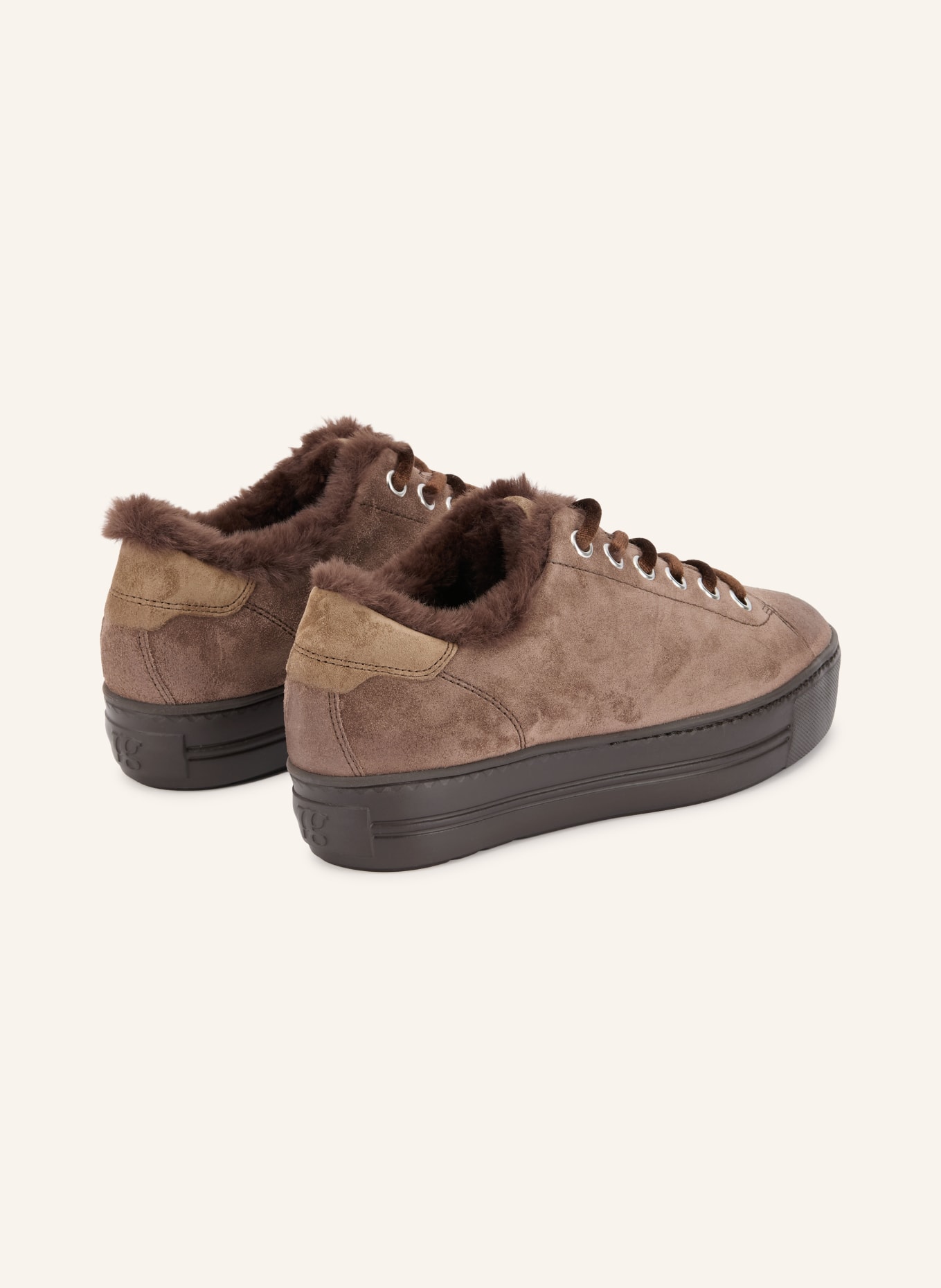 paul green Sneakers: MARRON FONCÉ