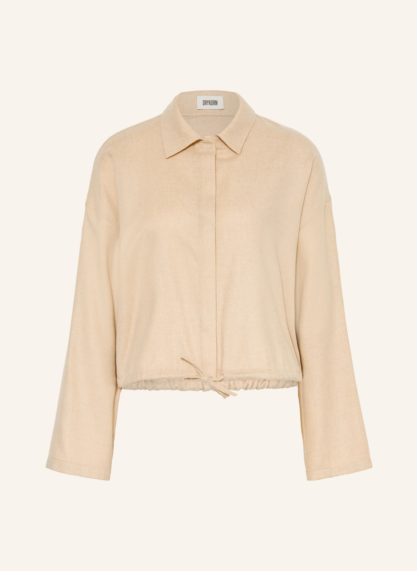 DRYKORN Chemisier en flanelle FIONEL: MARRON CLAIR