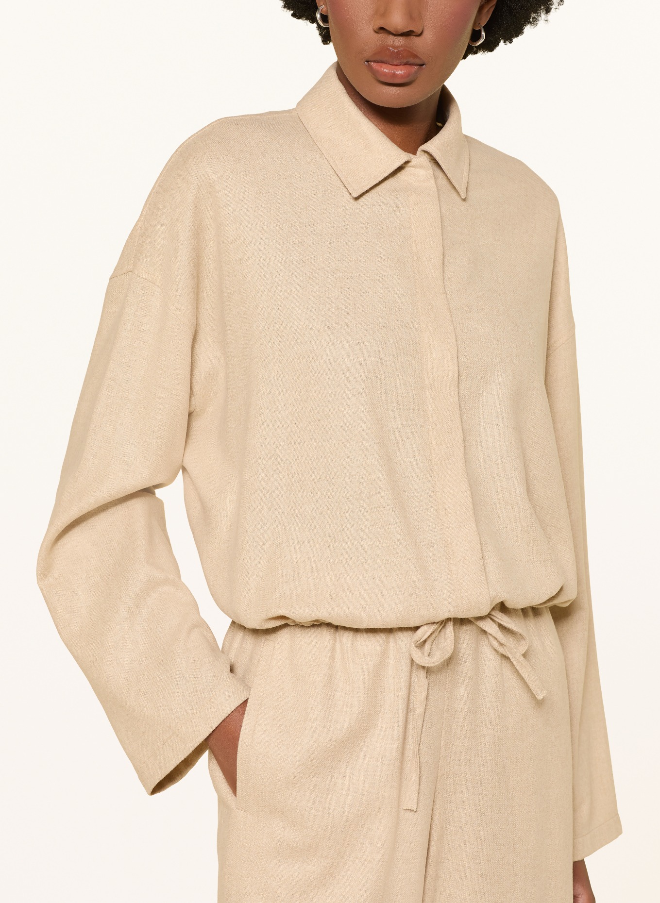 DRYKORN Chemisier en flanelle FIONEL: MARRON CLAIR