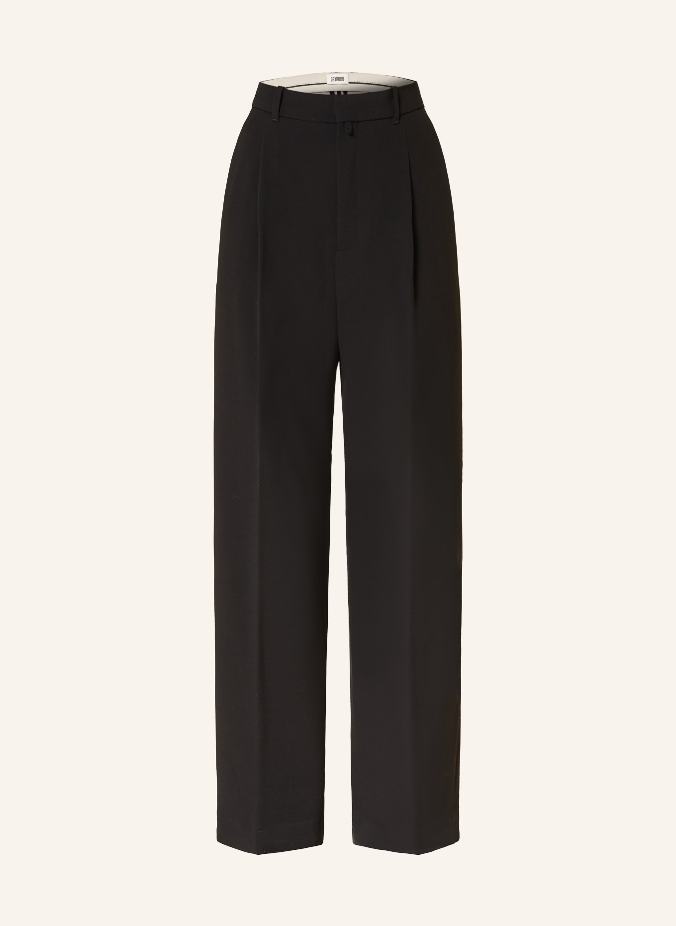 DRYKORN Marlene-broek HARDLY: OLIJF