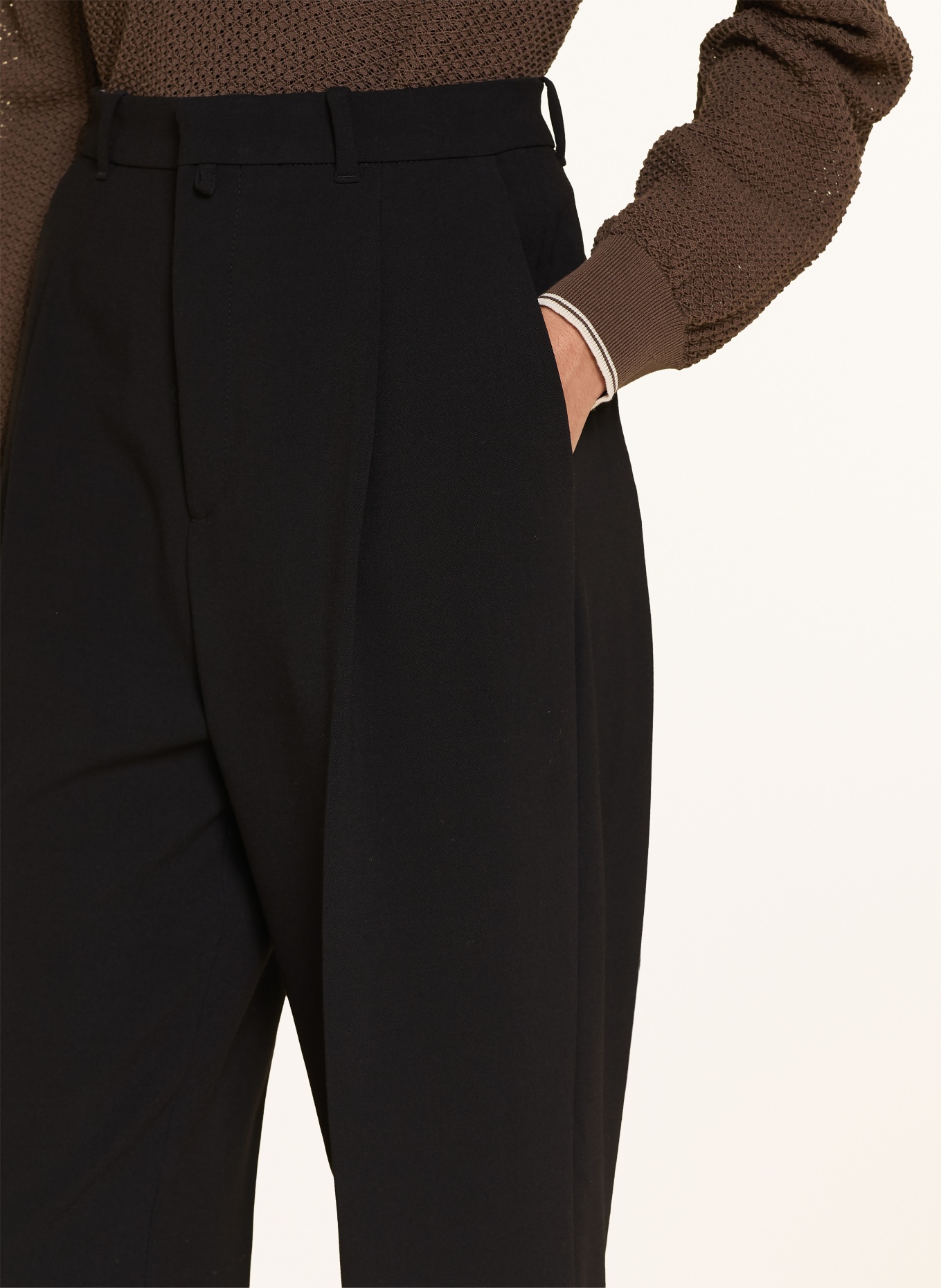 DRYKORN Marlene-broek HARDLY: OLIJF