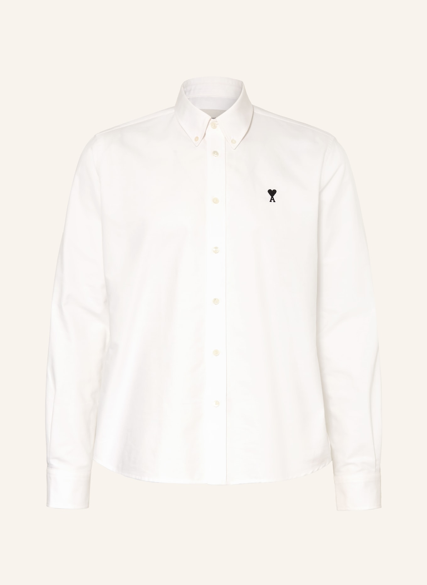 AMI PARIS Oxfordskjorta Comfort Fit: VIT