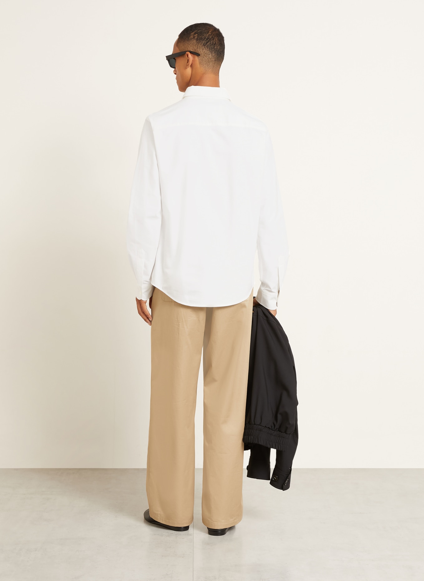 AMI PARIS Oxfordskjorta Comfort Fit: VIT