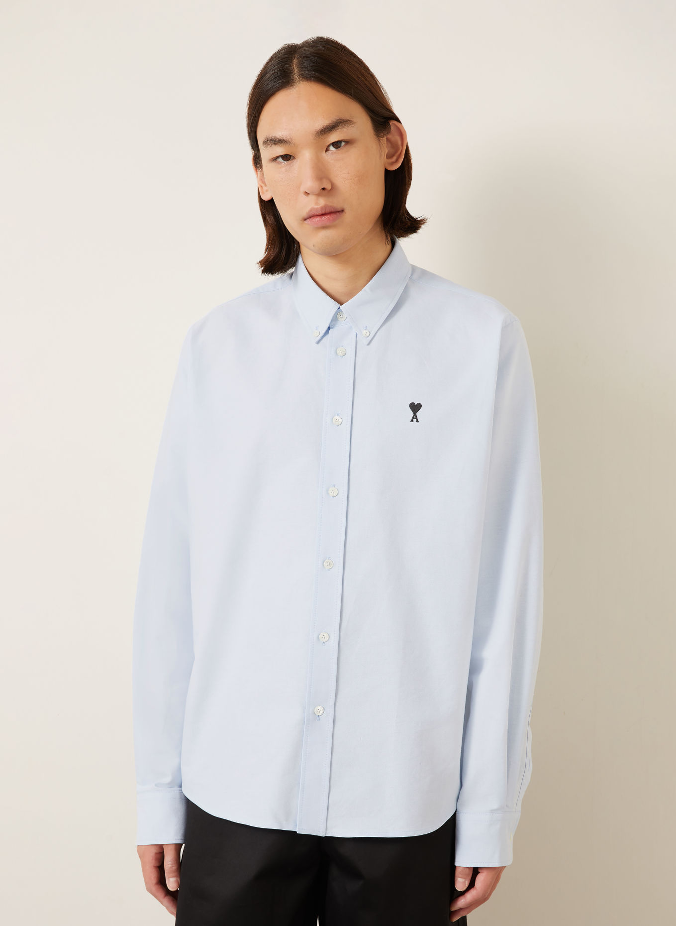 AMI PARIS Oxfordhemd Comfort Fit: HELLBLAU