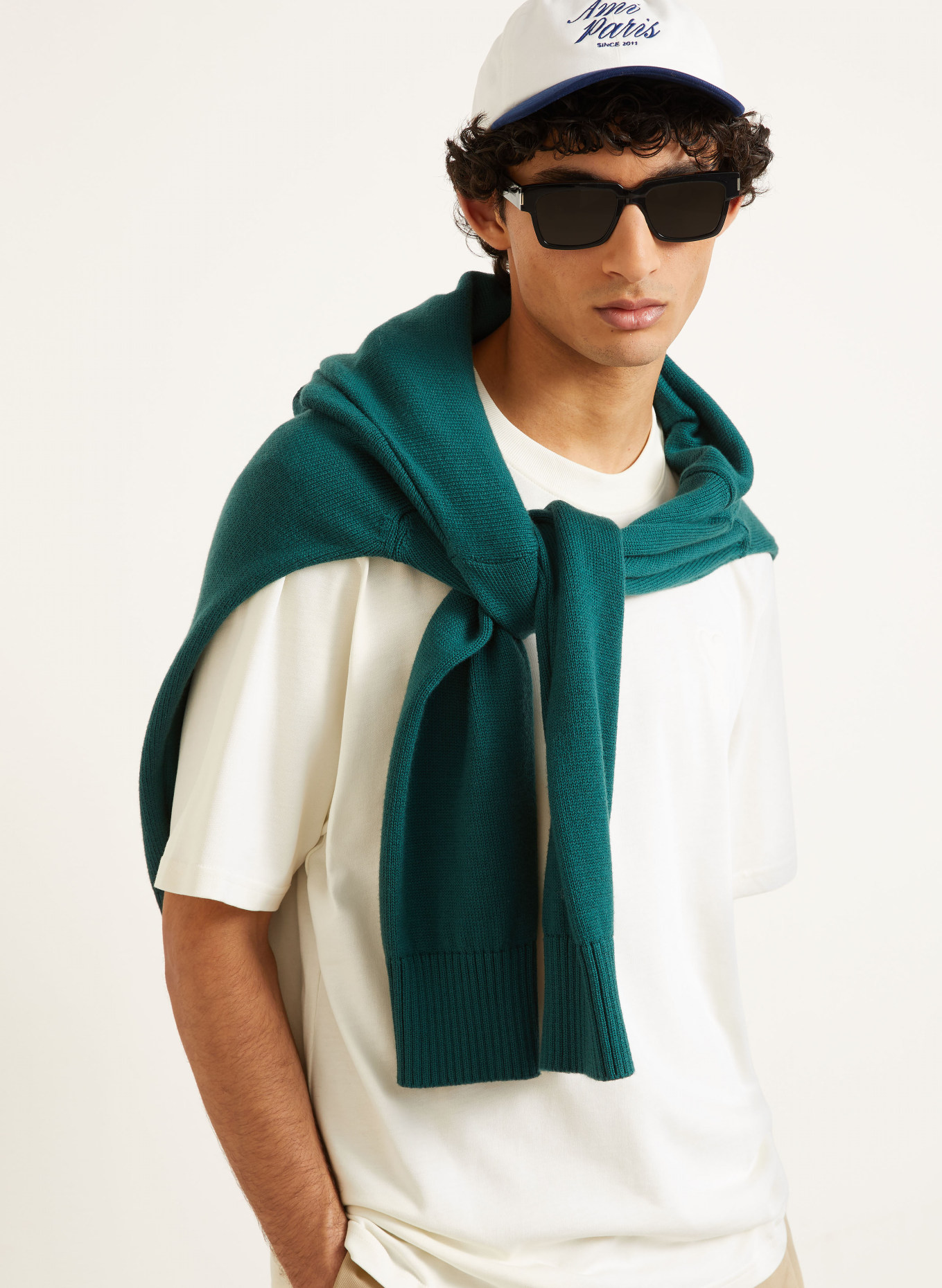 AMI PARIS T-shirt: ECRU