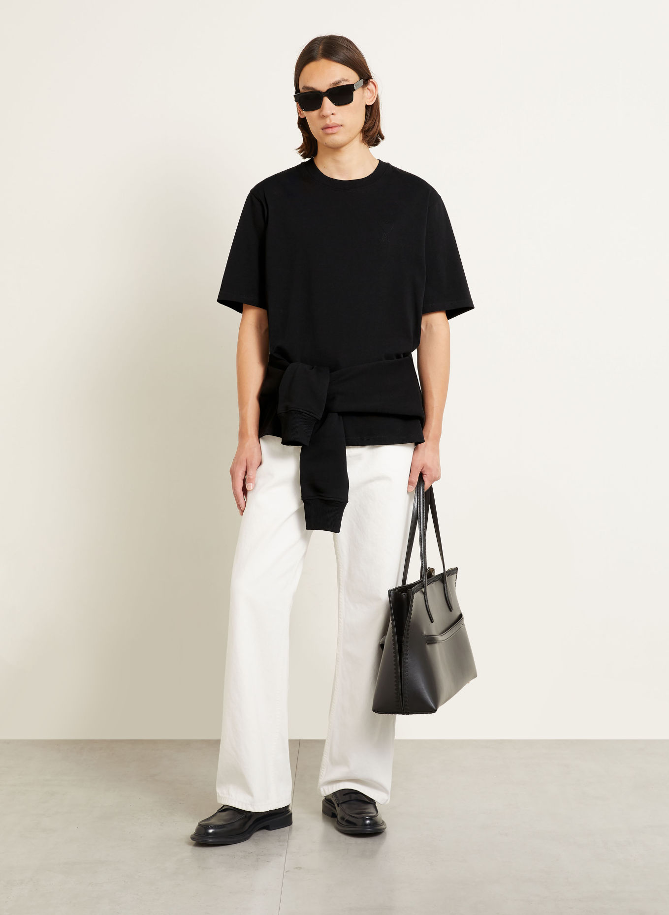 AMI PARIS T-shirt: BLACK