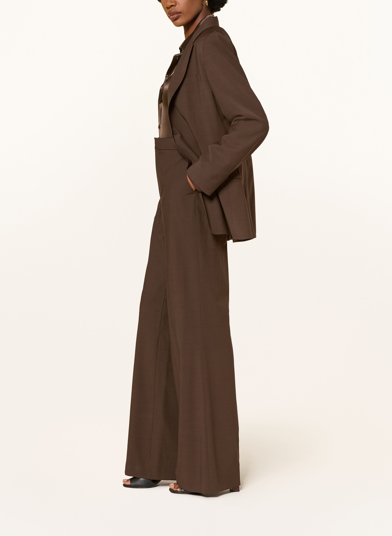 RALPH LAUREN Collection Marlene-byxor DEAN: MÖRKBRUN