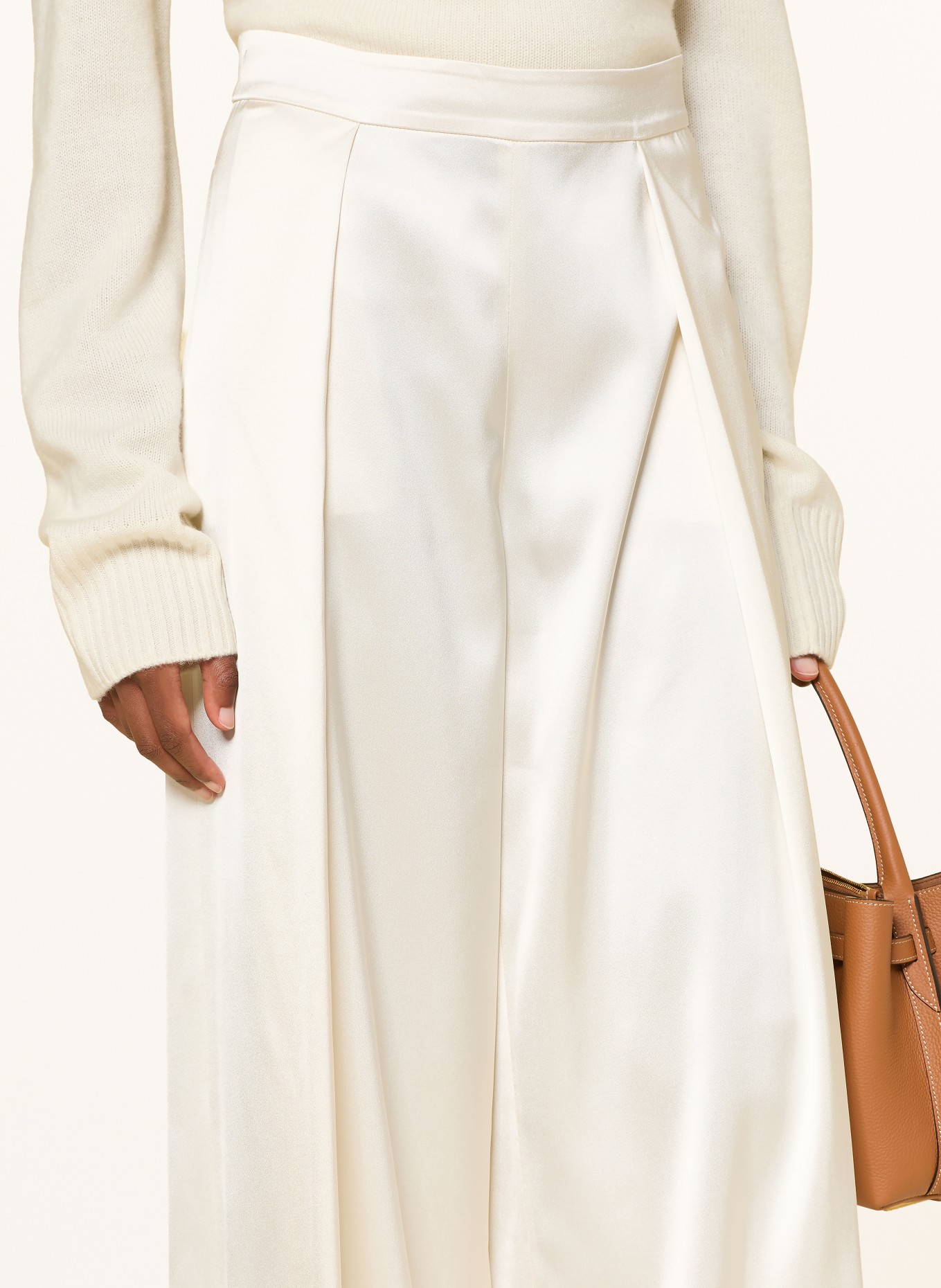 RALPH LAUREN Collection Marlene-byxor MASINA i satin: GRÄDDE