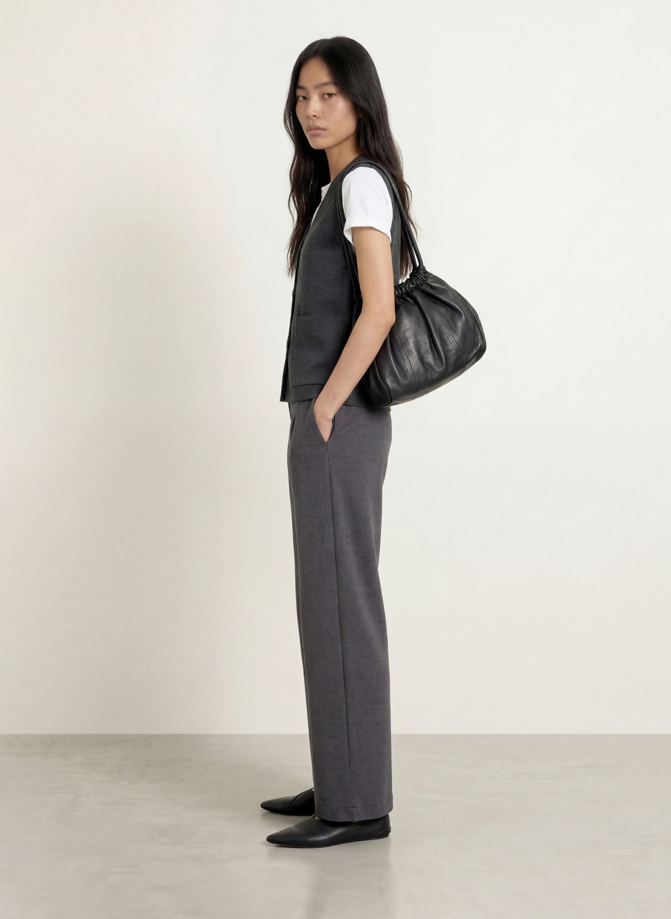 YERSE Marlene-broek EDNA: DONKERGRIJS