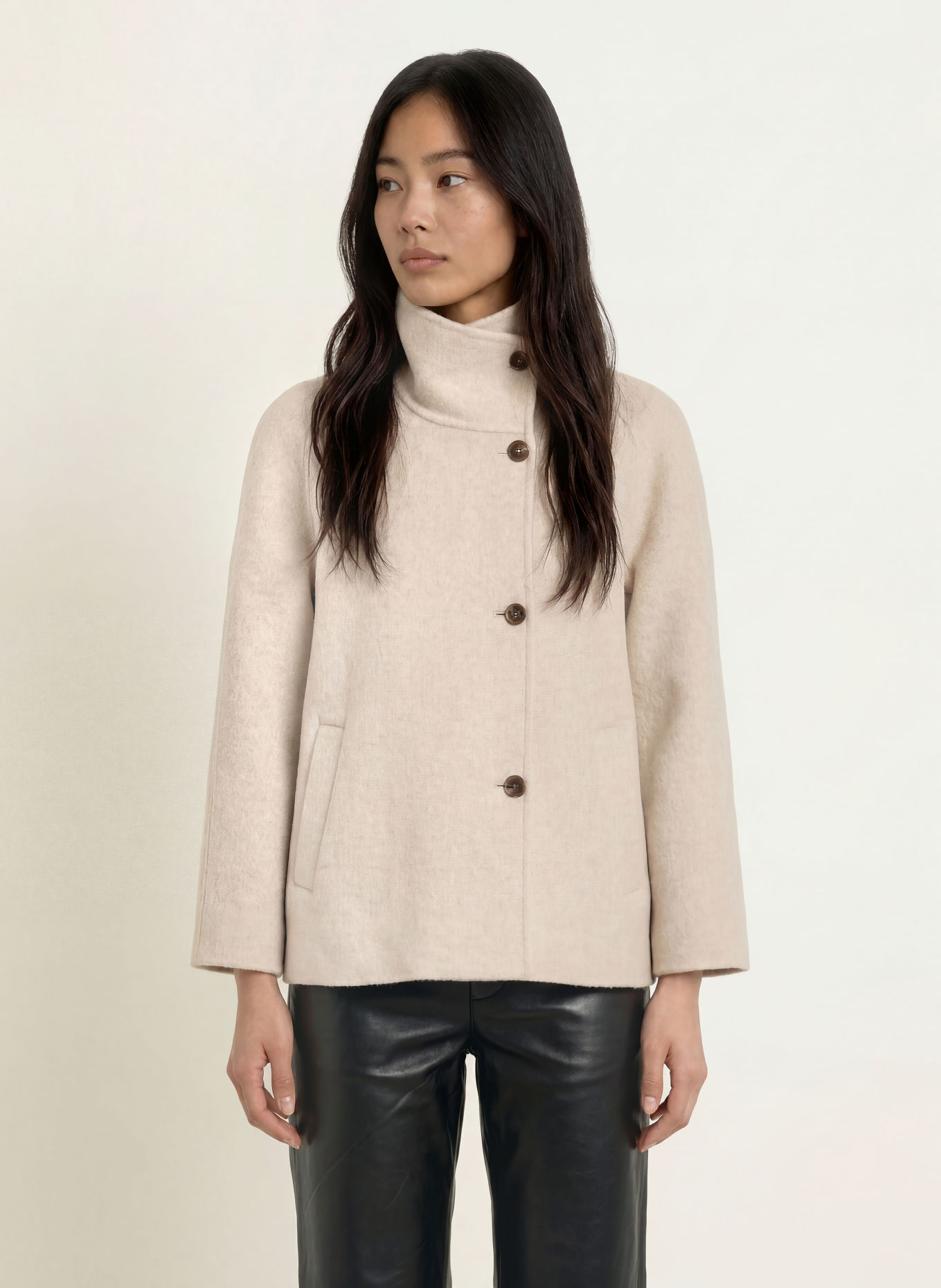 YERSE Mantel NAPOLI: BEIGE
