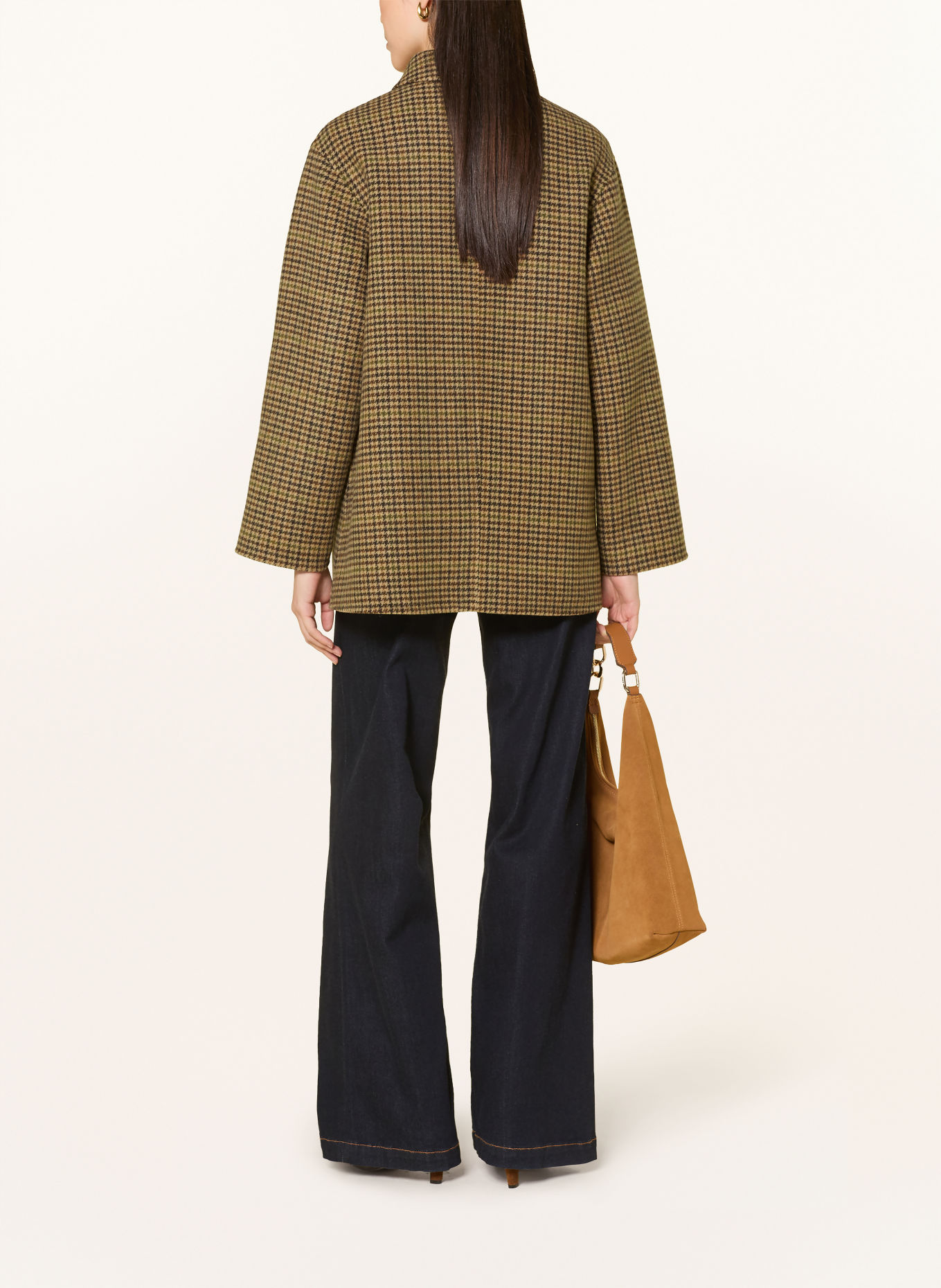 YERSE Cabanmantel MAPI: BEIGE / BRUIN