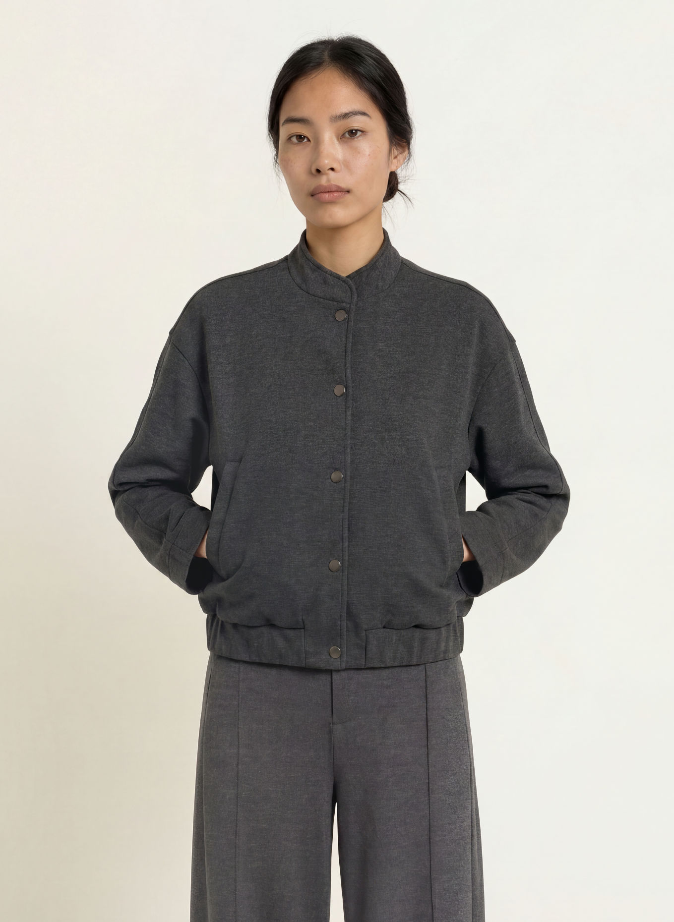 YERSE Blouson SVETLANA: DONKERGRIJS