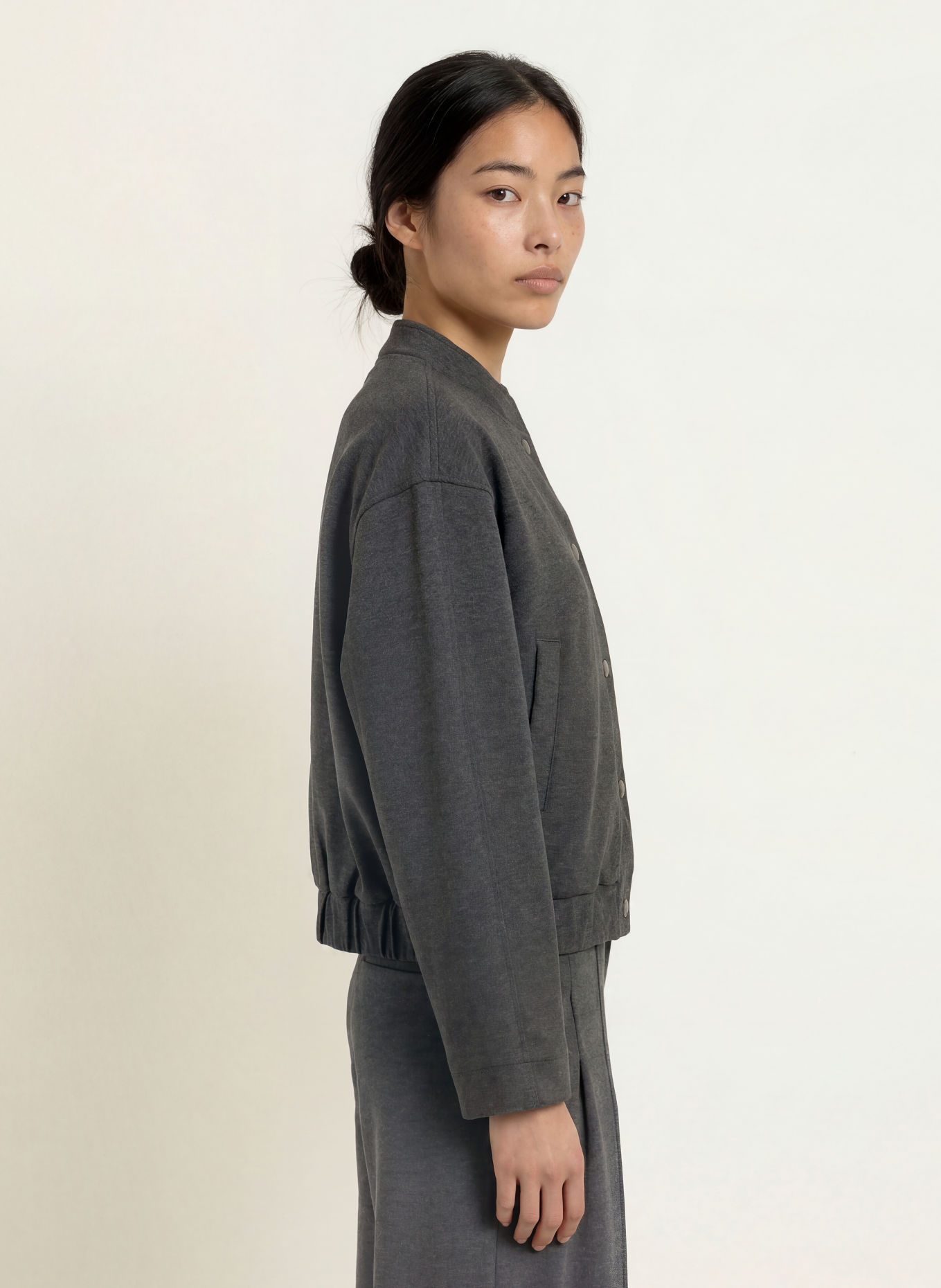YERSE Blouson SVETLANA: DONKERGRIJS