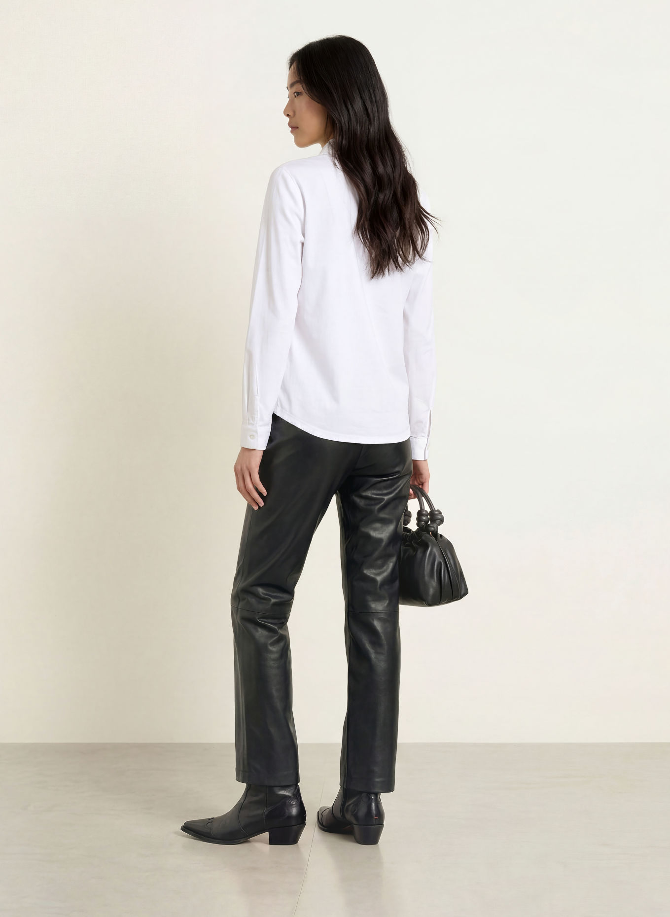 YERSE CHANTAL Jersey Shirt blouse: WHITE