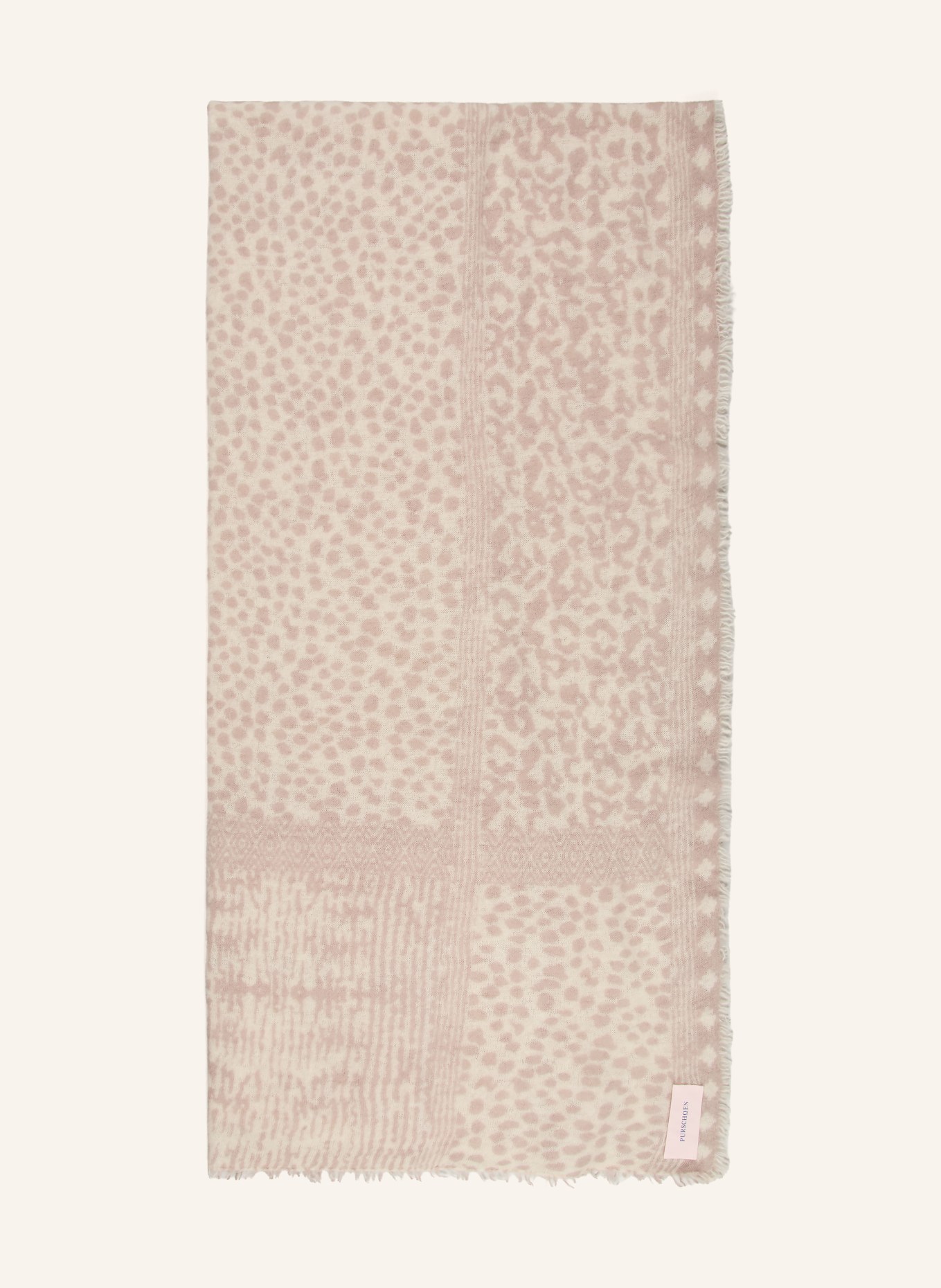PURSCHOEN Écharpe en cachemire: MARRON CLAIR / BEIGE