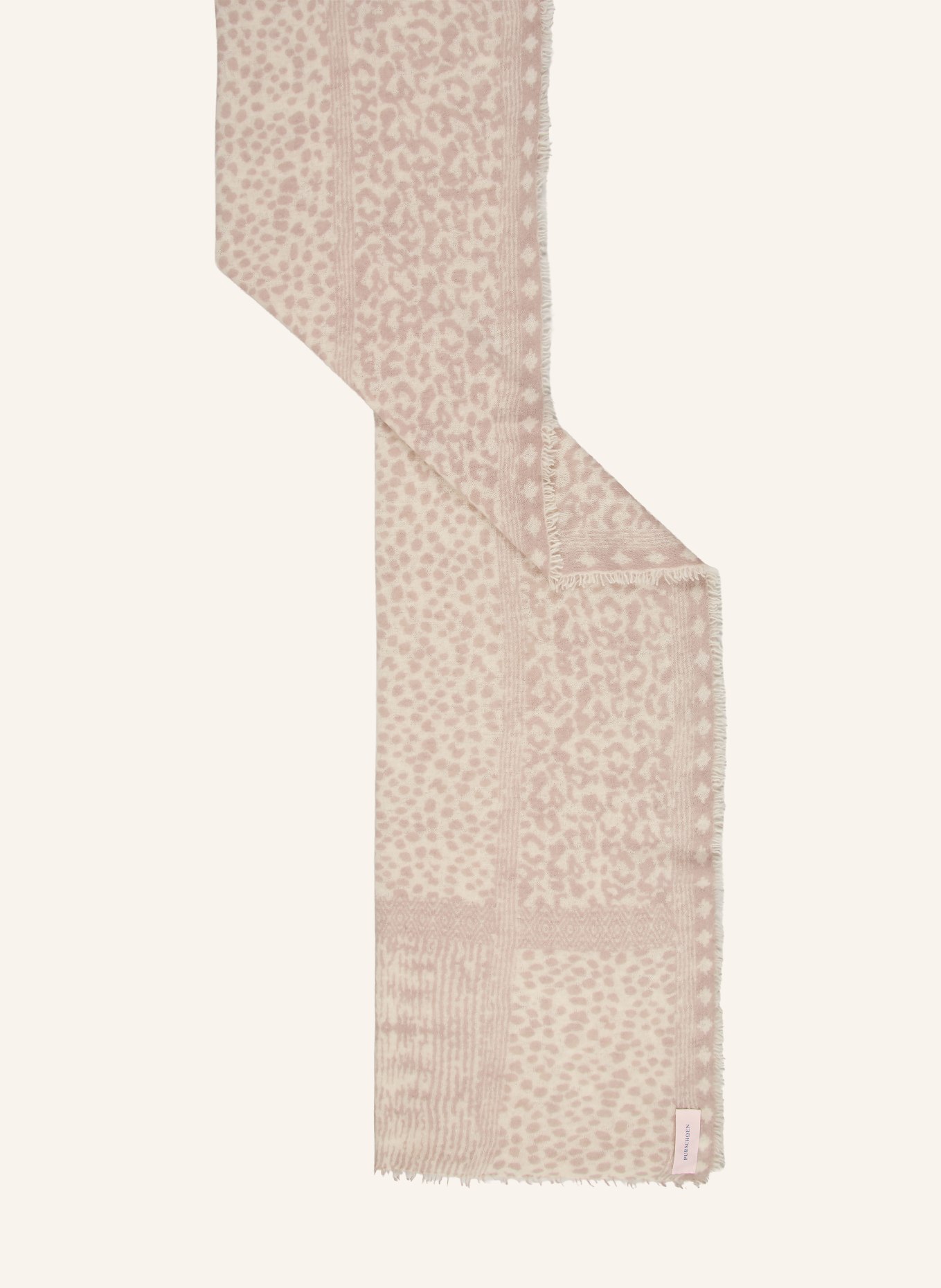 PURSCHOEN Écharpe en cachemire: MARRON CLAIR / BEIGE