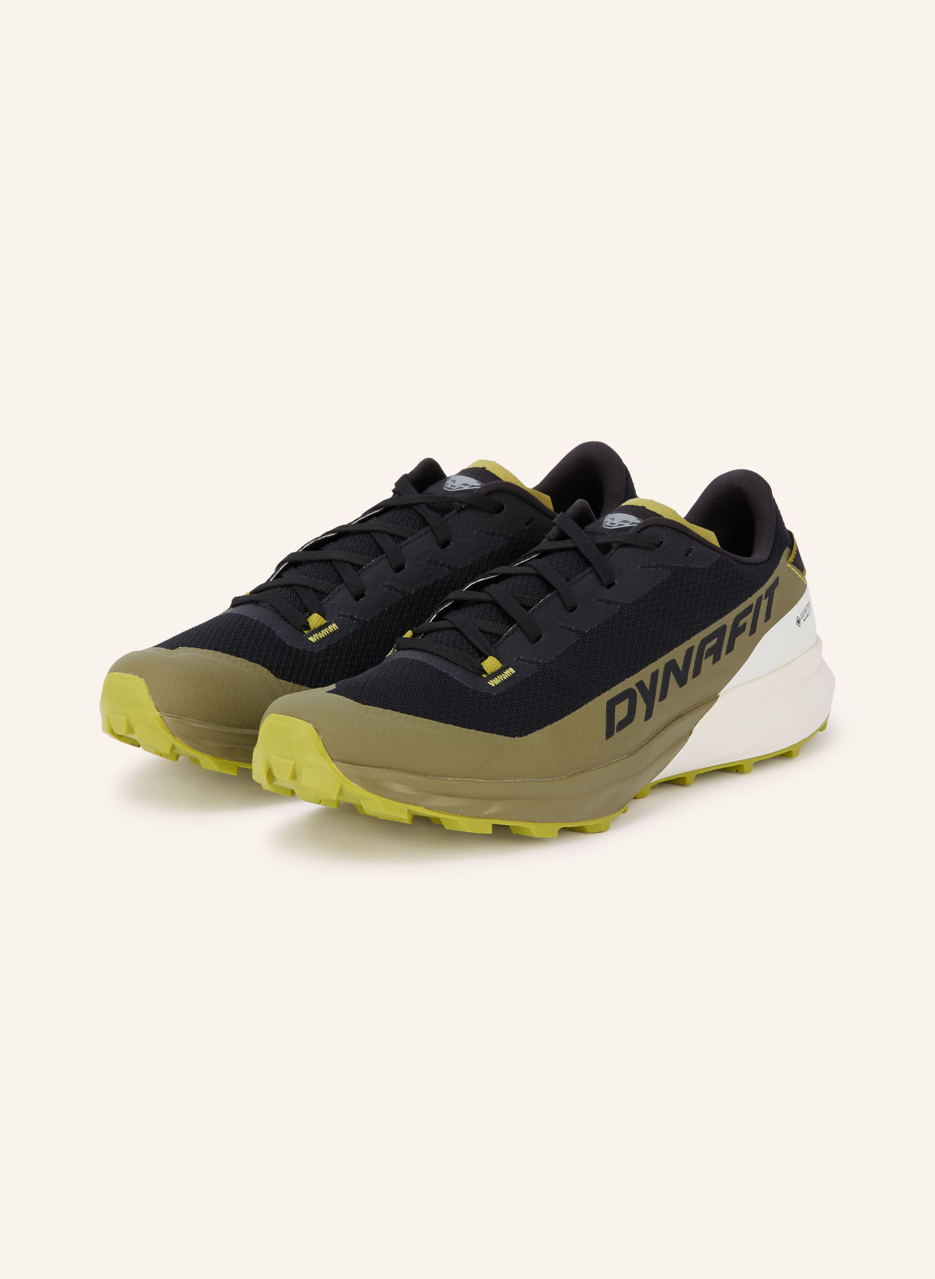 DYNAFIT Chaussures de trail ULTRA GTX: OLIVE / BLANC / NOIR
