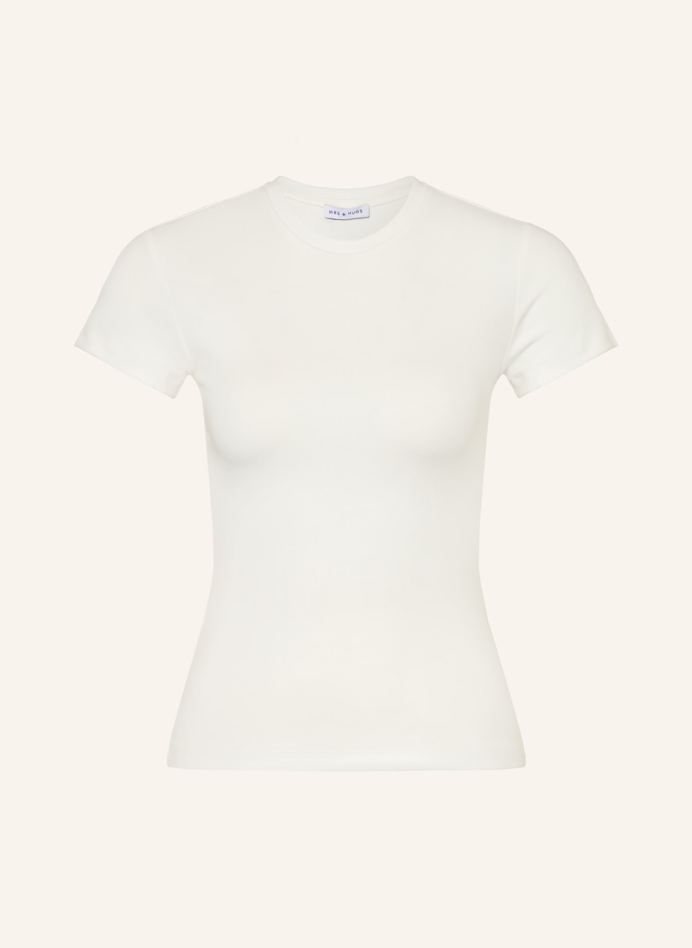 MRS & HUGS T-Shirt: WEISS