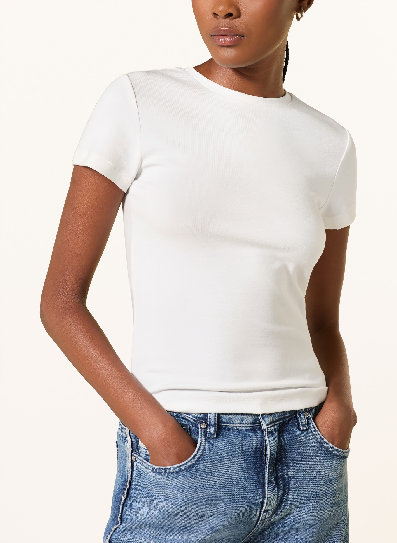 MRS & HUGS T-Shirt: WEISS