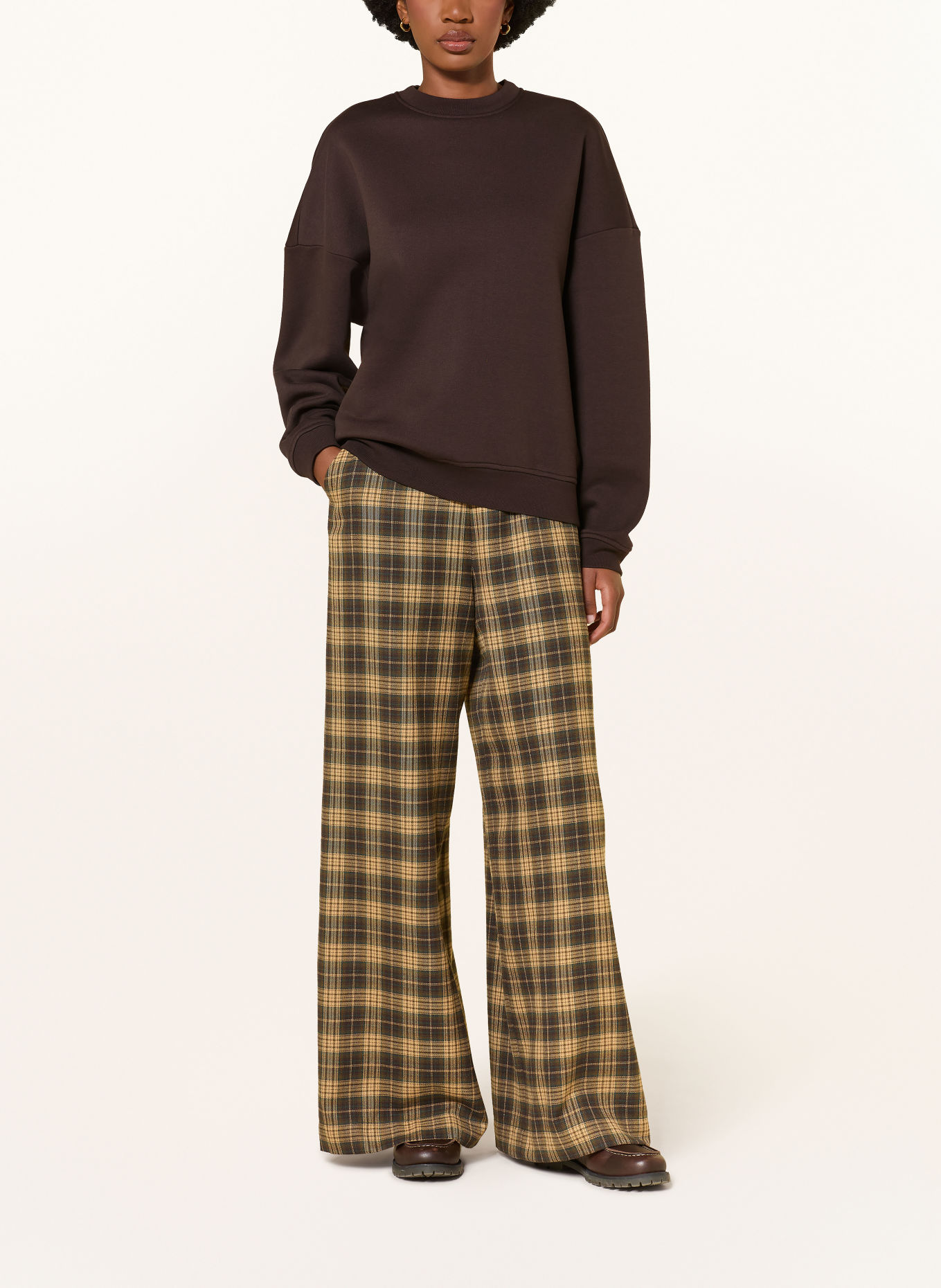MRS & HUGS Sweatshirt: MARRON FONCÉ