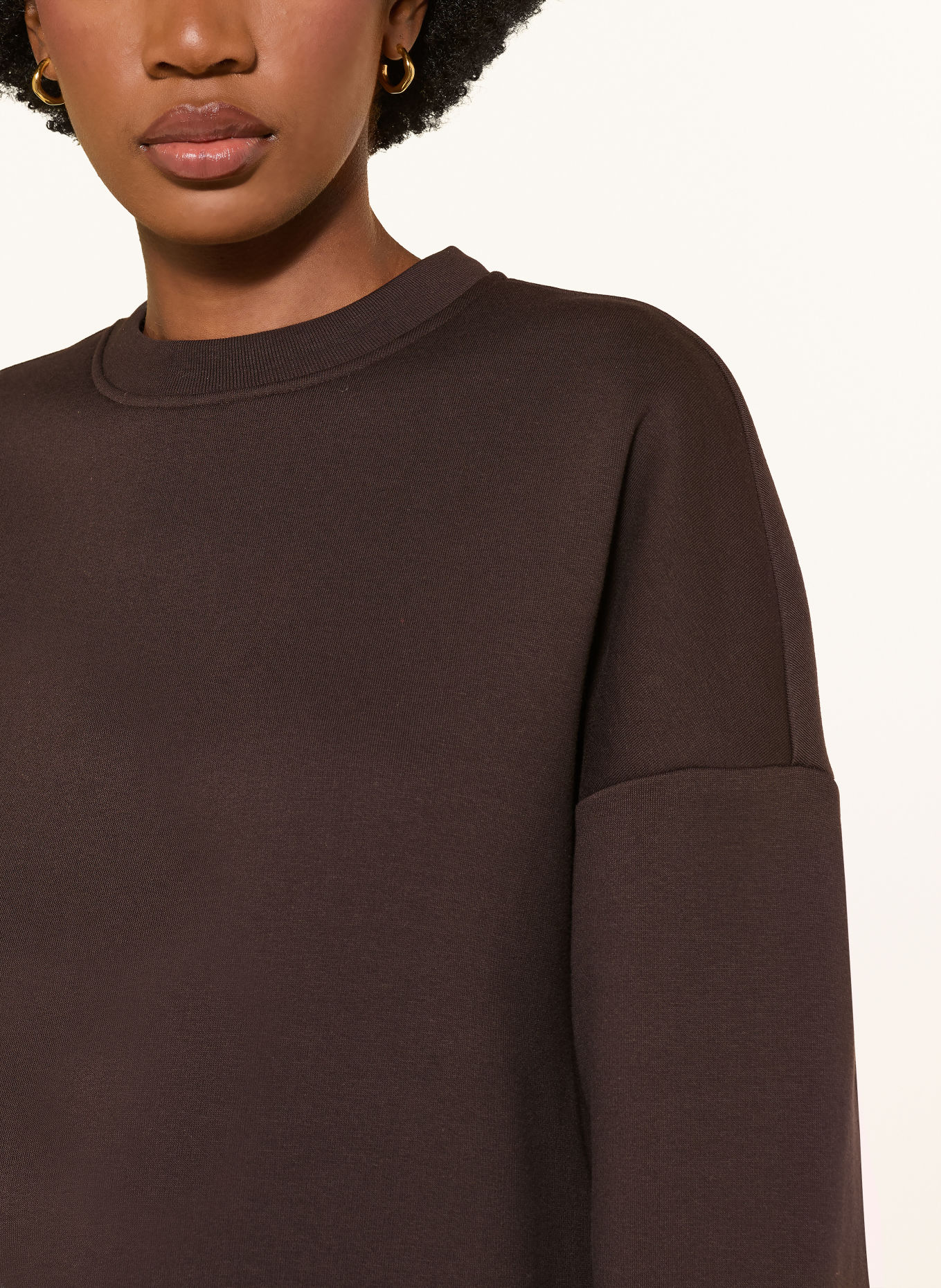 MRS & HUGS Sweatshirt: MARRON FONCÉ