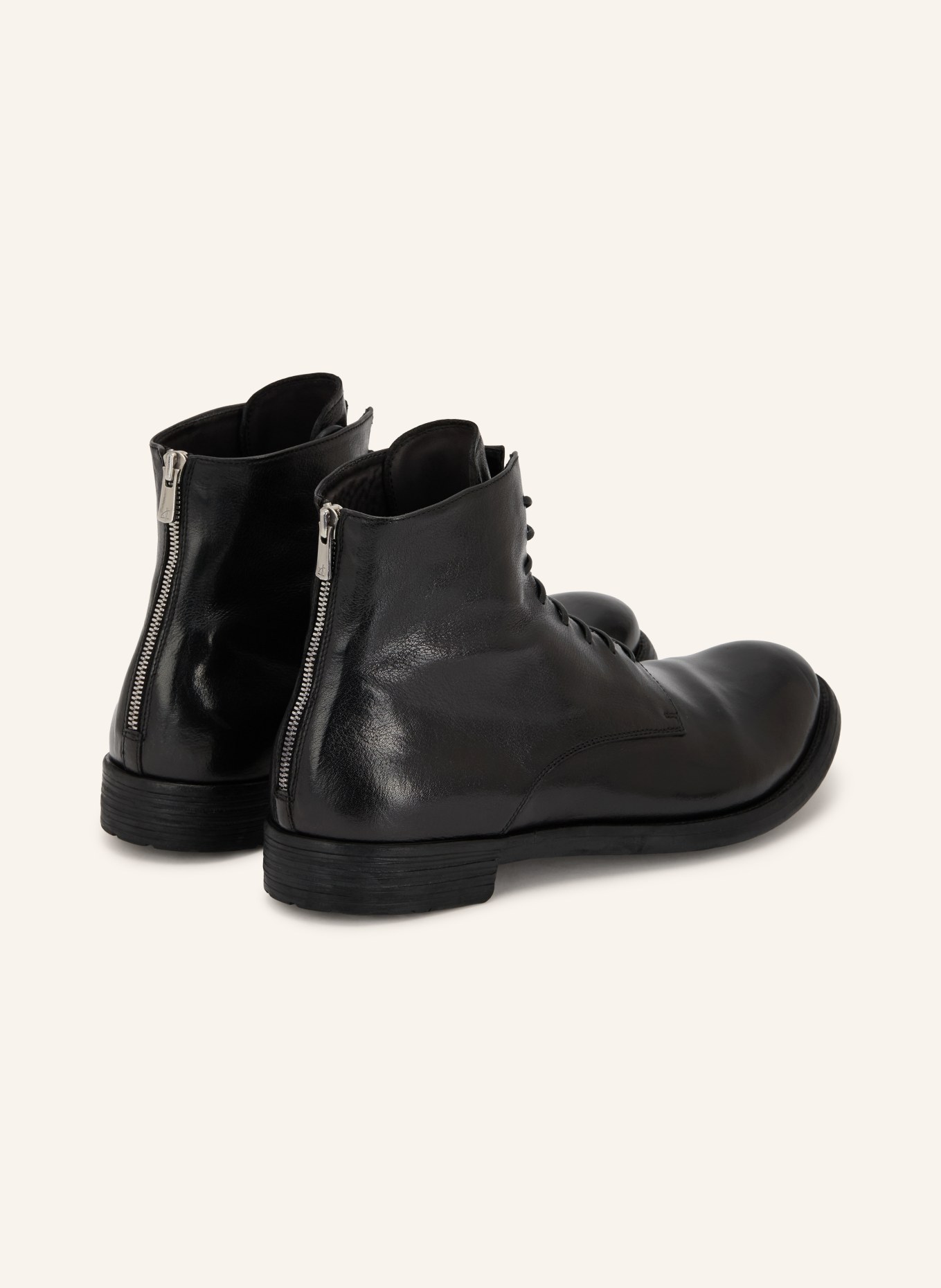OFFICINE CREATIVE Veterboots HIVE 016: ZWART / ZILVER