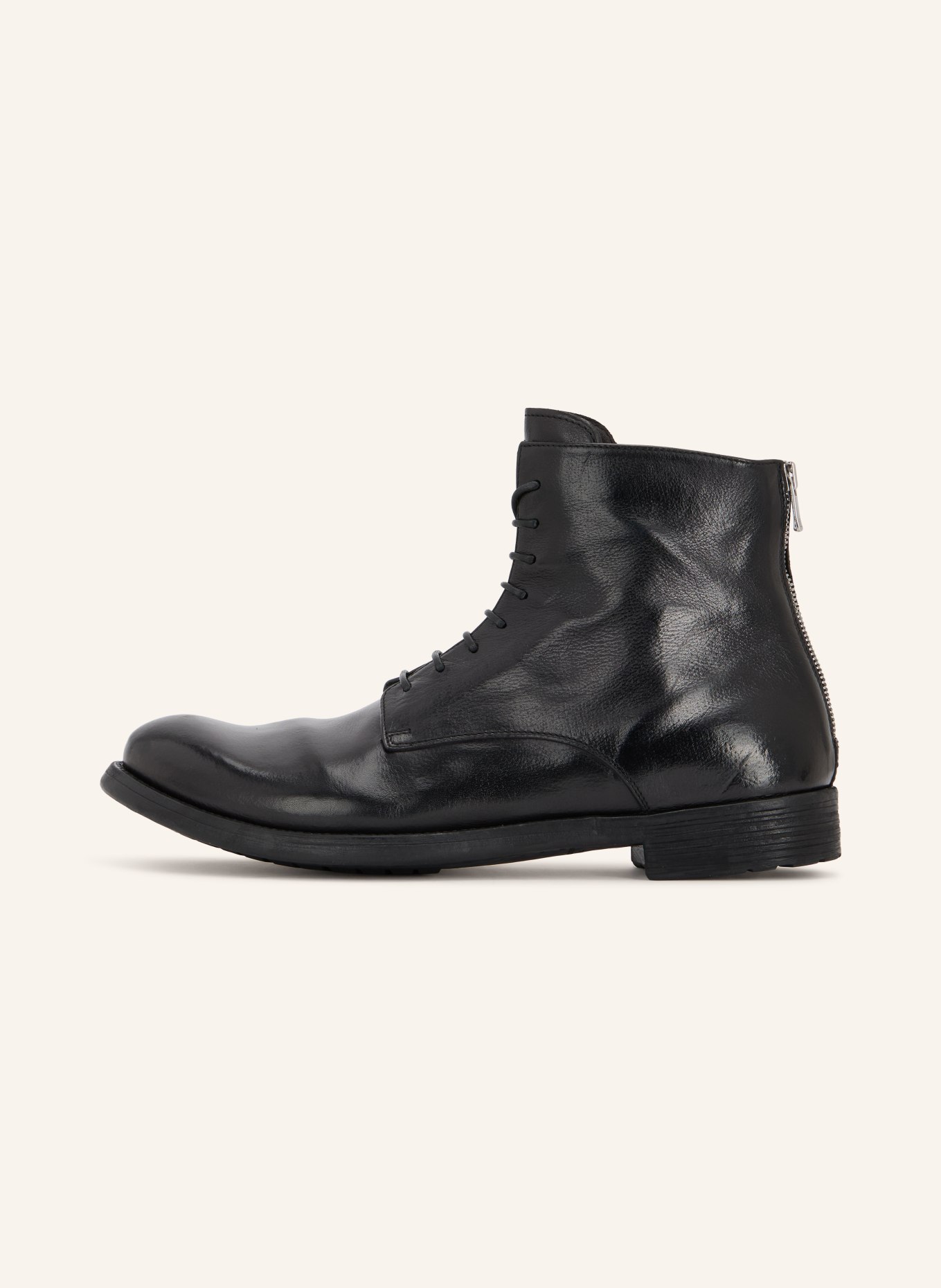OFFICINE CREATIVE Veterboots HIVE 016: ZWART / ZILVER