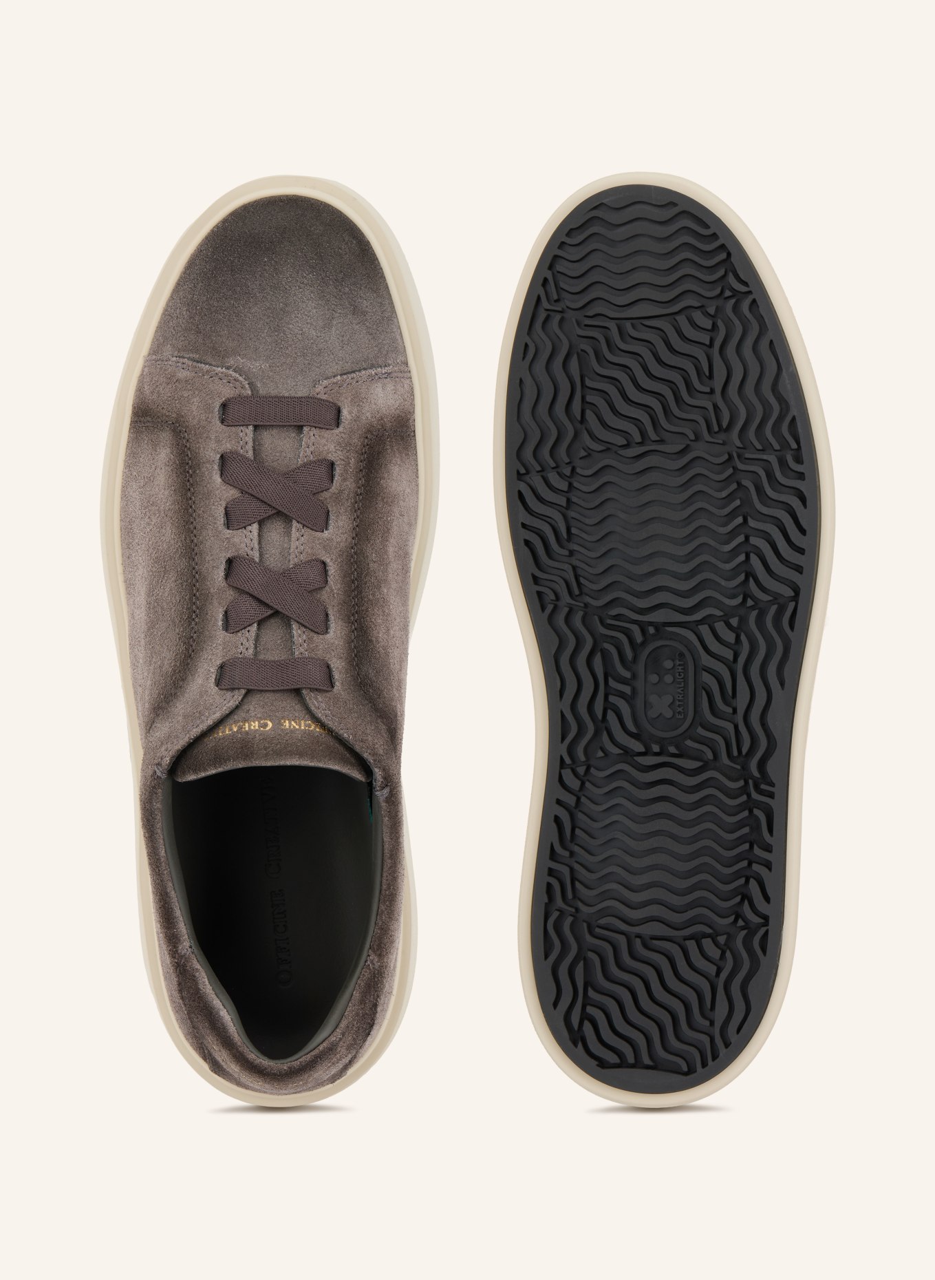 OFFICINE CREATIVE Sneaker SLOUCH 001: TAUPE