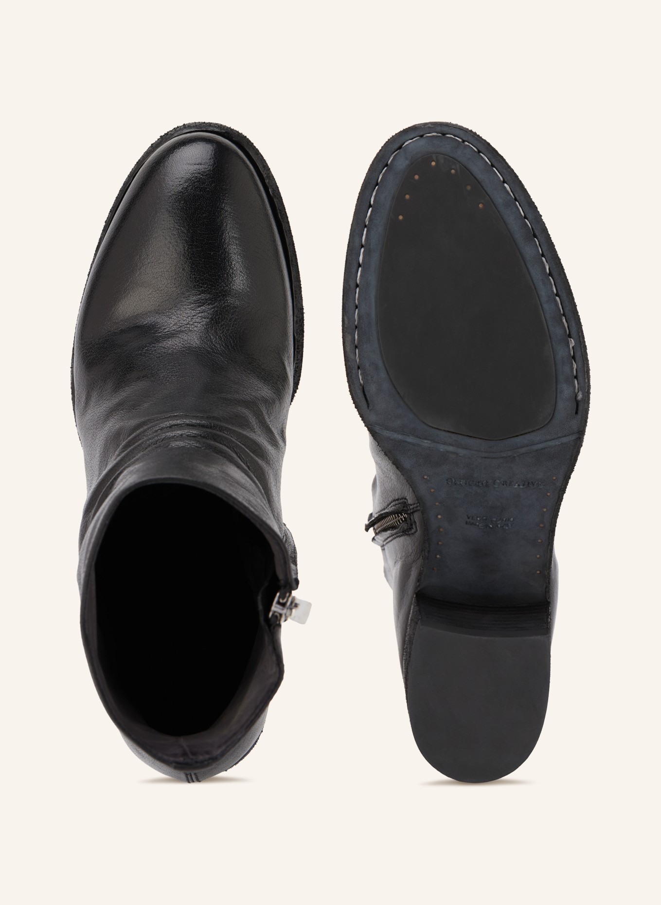 OFFICINE CREATIVE Bottines DENNER/128: NOIR