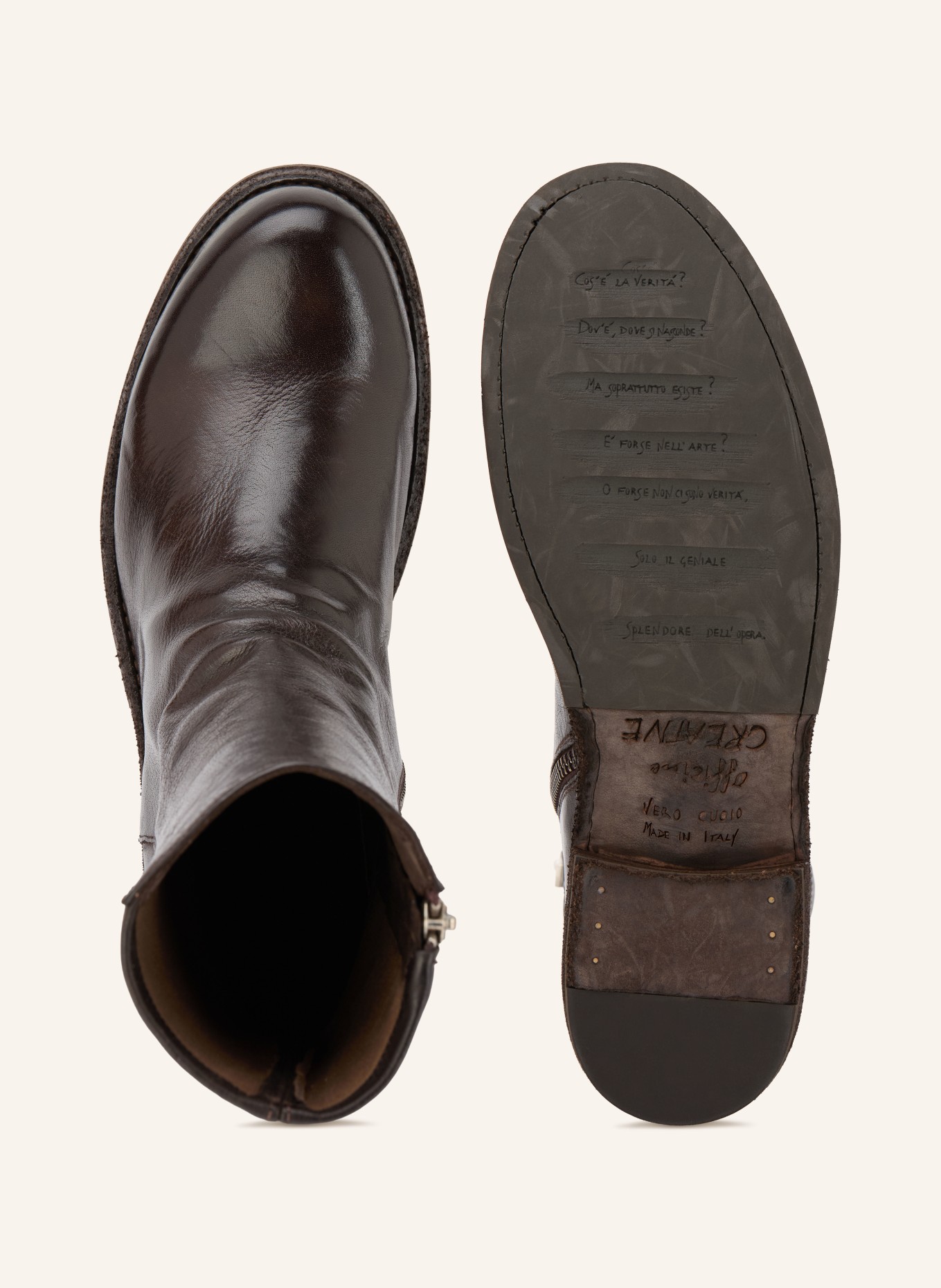 OFFICINE CREATIVE Bottines LEGRAND/171: MARRON FONCÉ