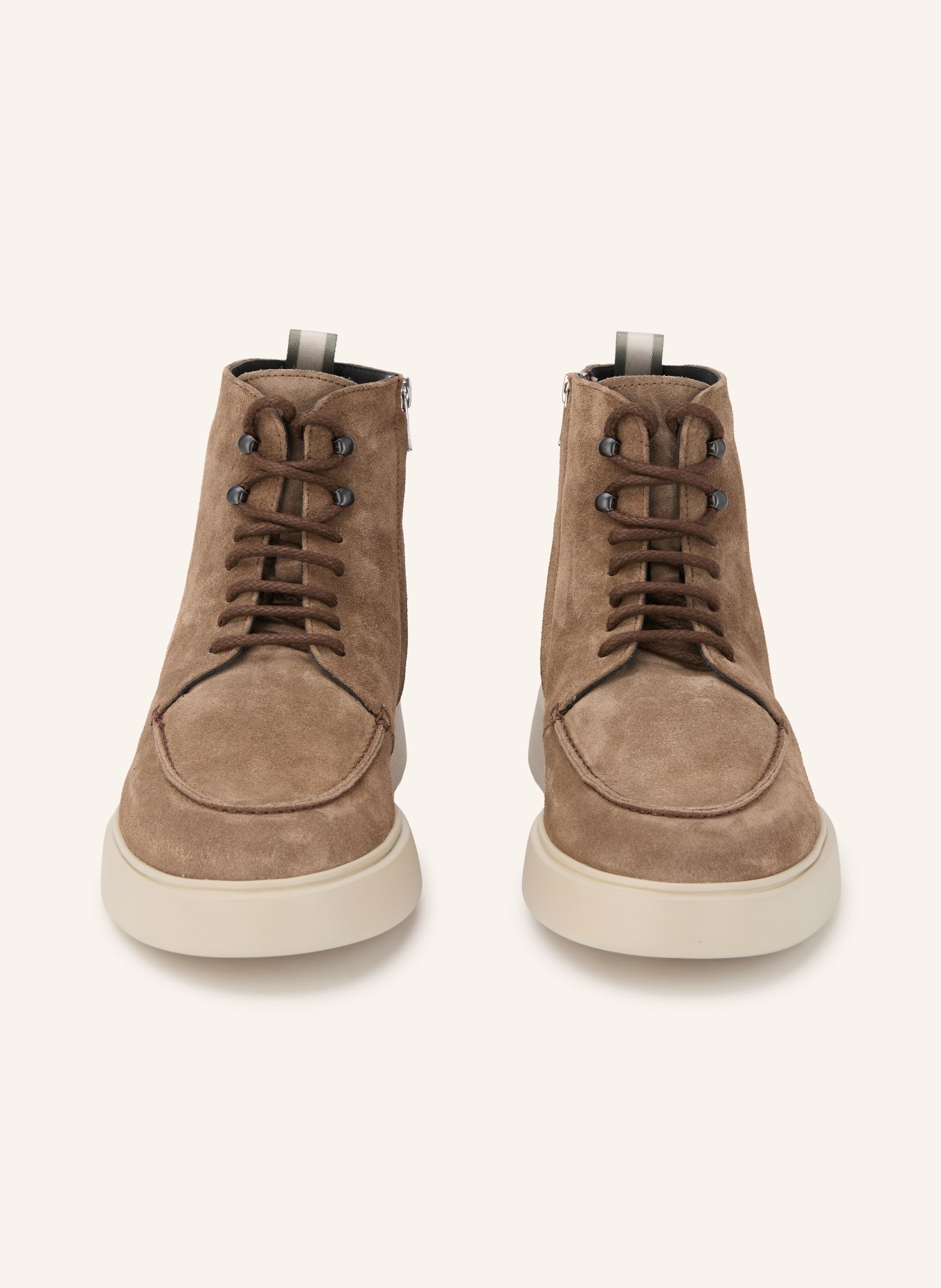 OFFICINE CREATIVE Schnürboots FRAME 004: HELLBRAUN