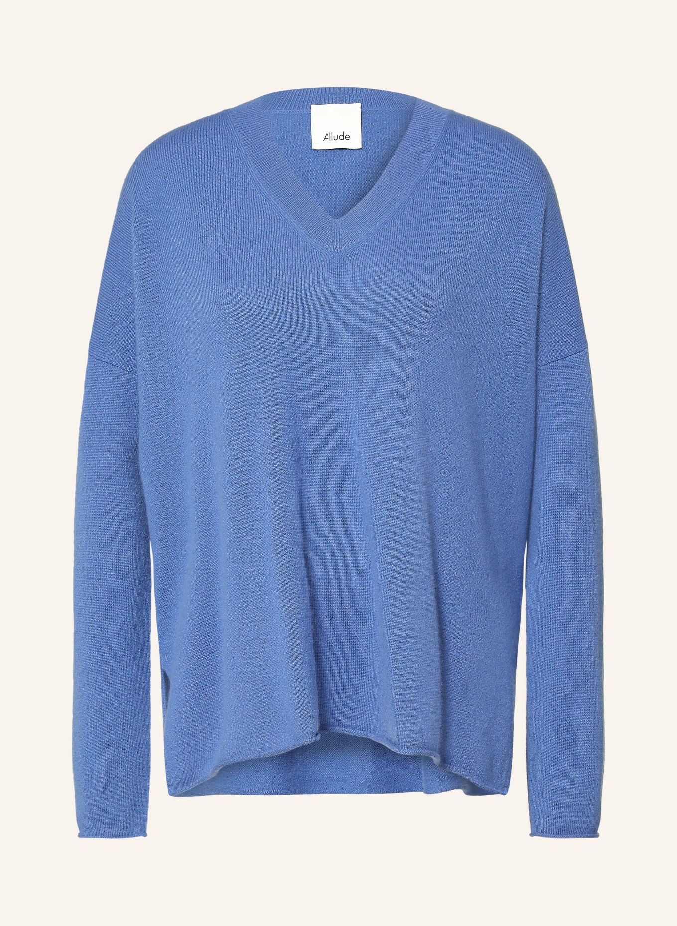 ALLUDE Pull en cachemire: BLEU