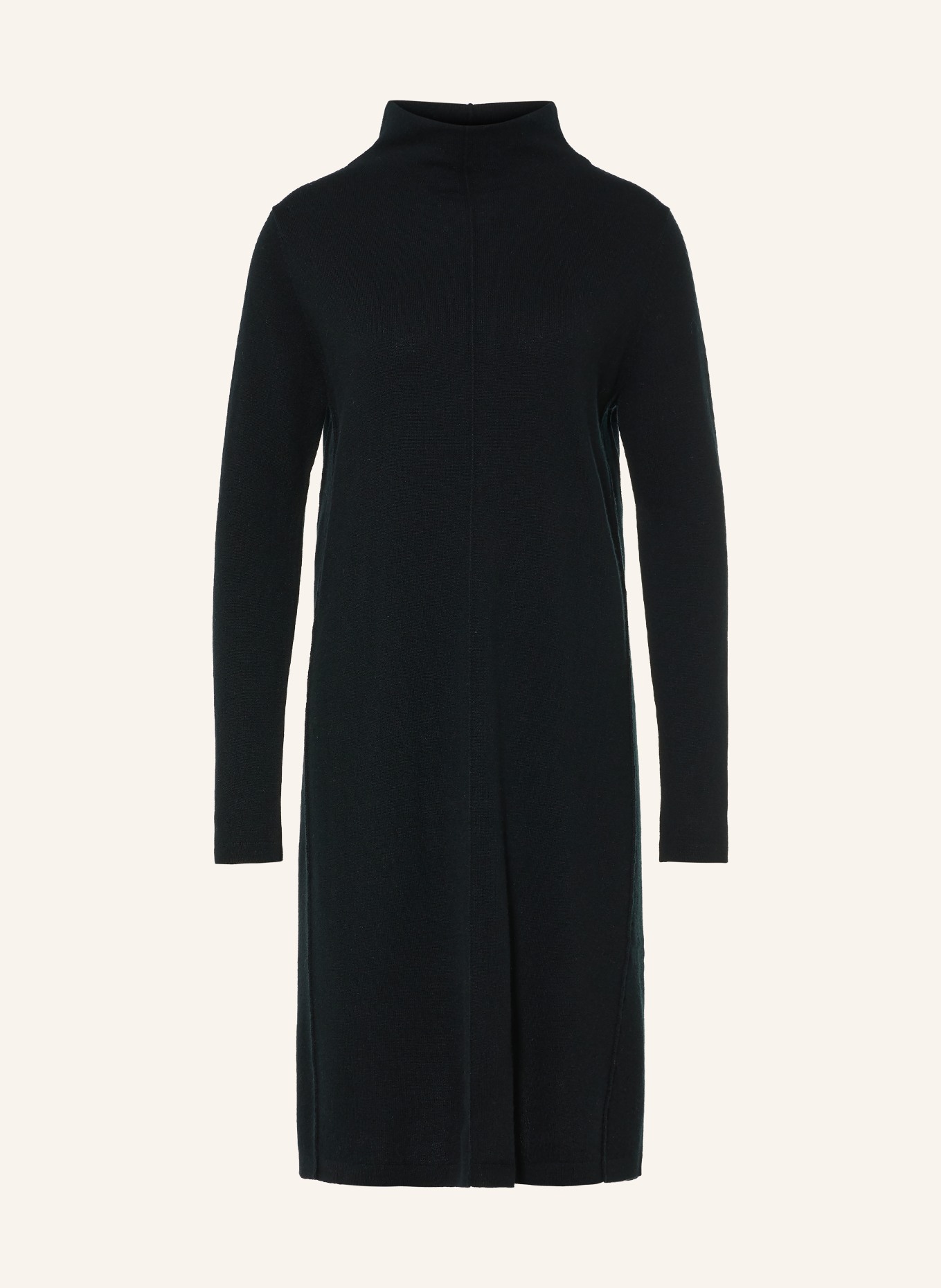 ALLUDE Strickkleid mit Cashmere: SCHWARZ