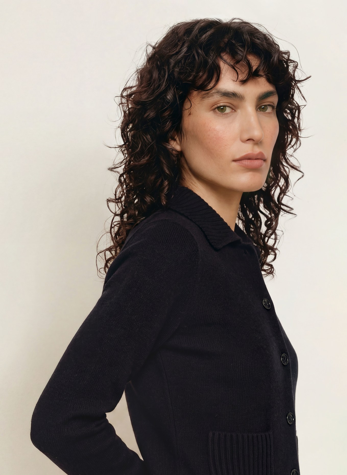 ALLUDE Cashmere Cardigan: DARK BLUE