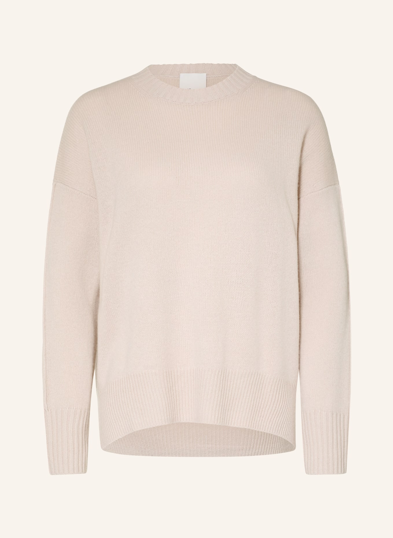 ALLUDE Cashmere Sweater: BEIGE