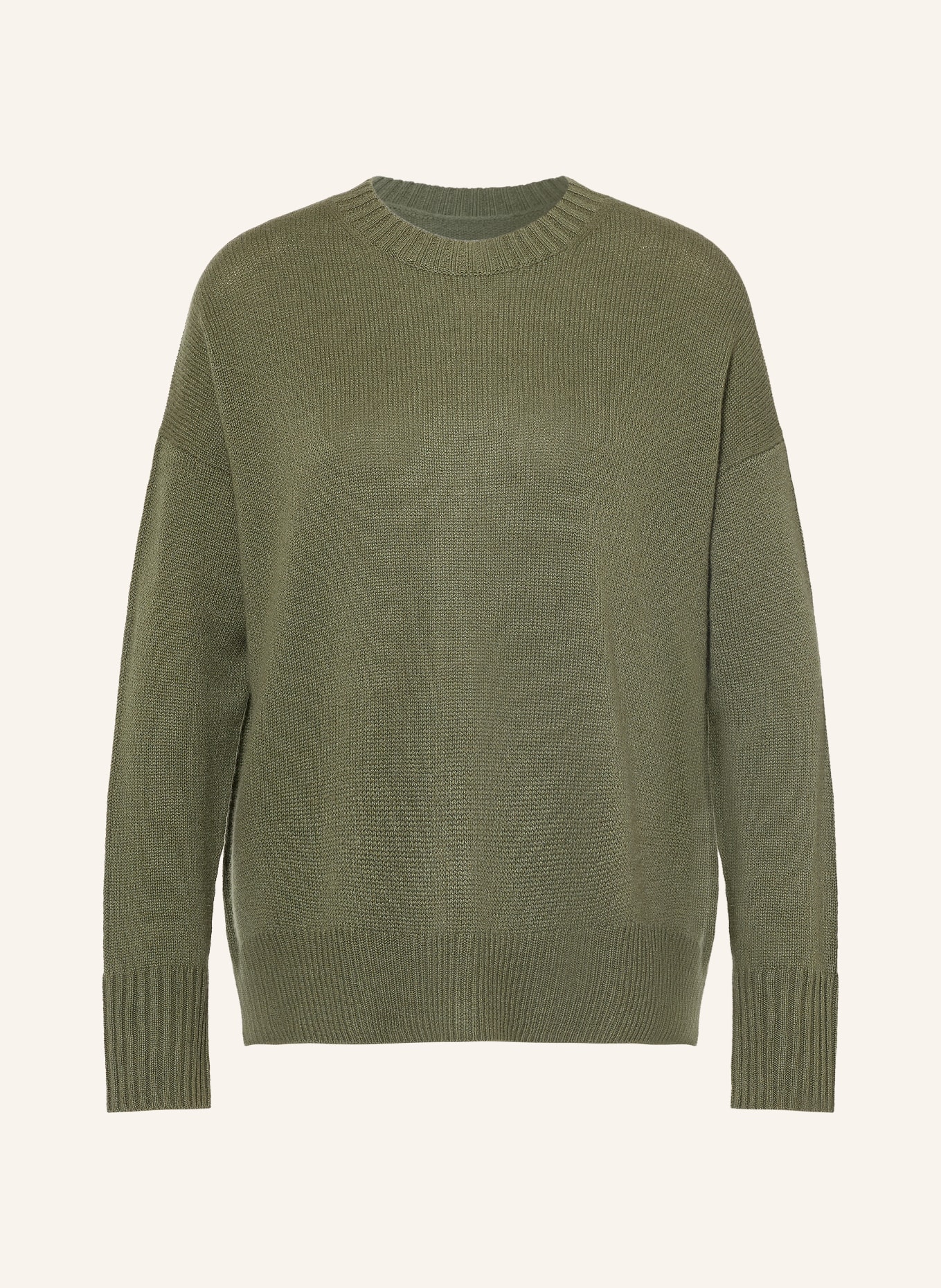 ALLUDE Cashmere-Pullover: KHAKI