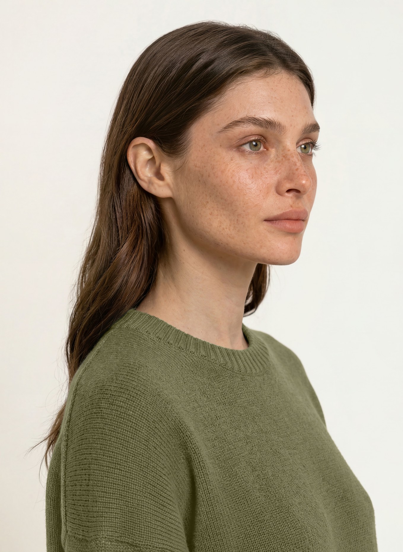 ALLUDE Cashmere-Pullover: KHAKI
