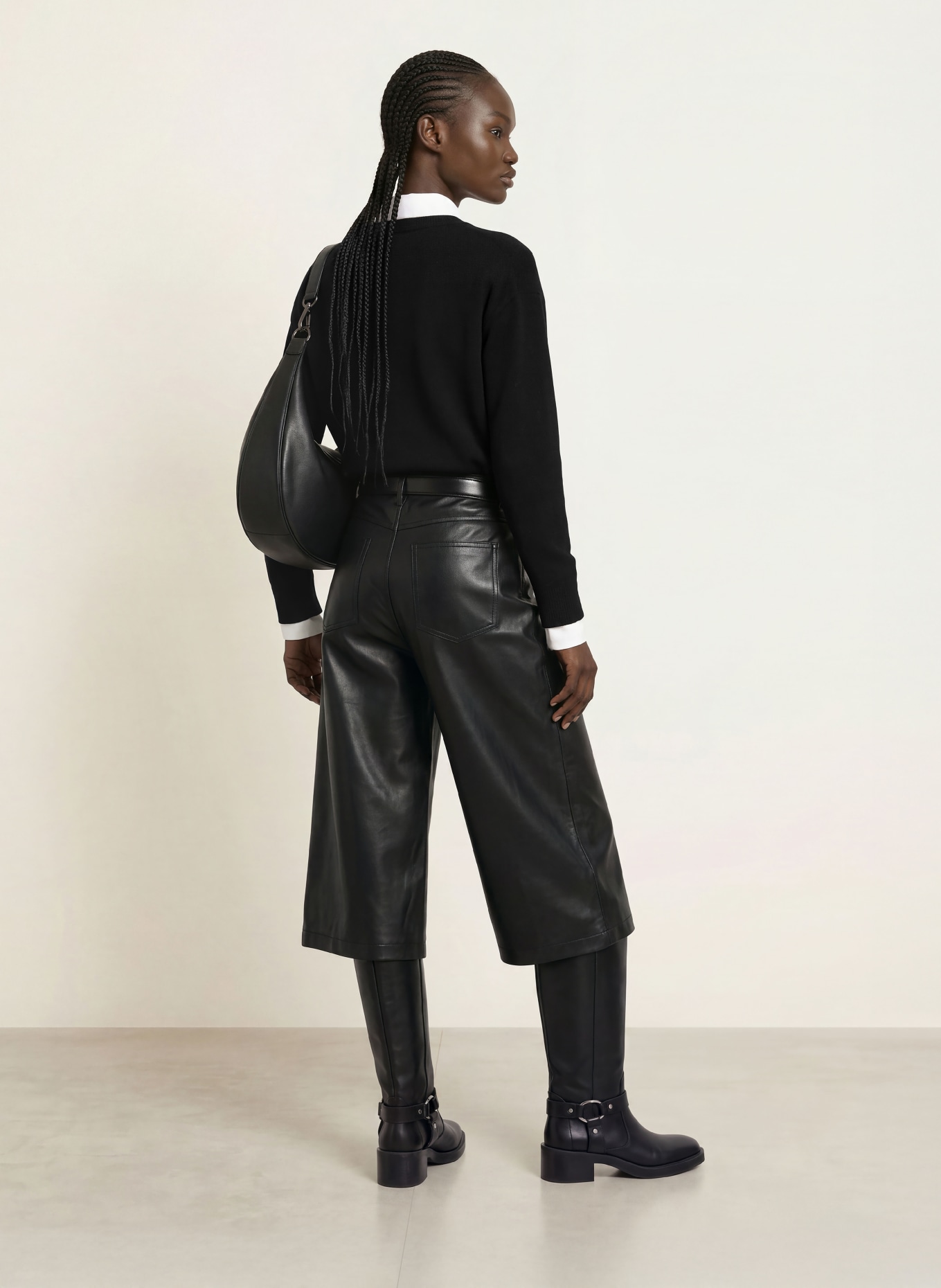 ALLUDE Cashmere-Pullover: SCHWARZ