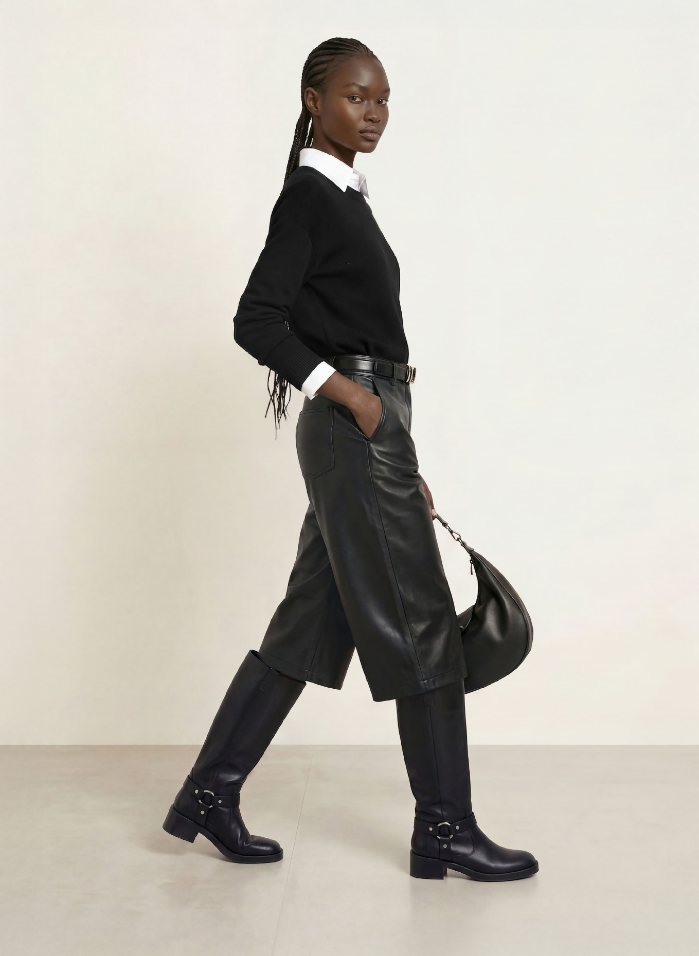 ALLUDE Cashmere-Pullover: SCHWARZ