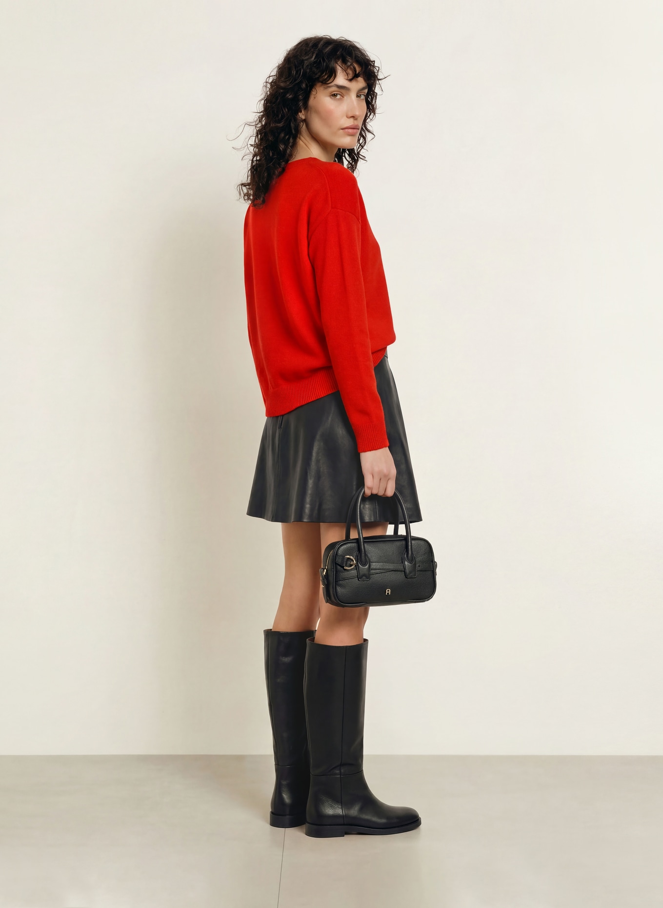 ALLUDE Pull en cachemire: ROUGE