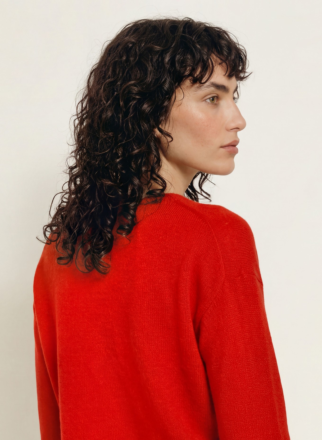 ALLUDE Pull en cachemire: ROUGE